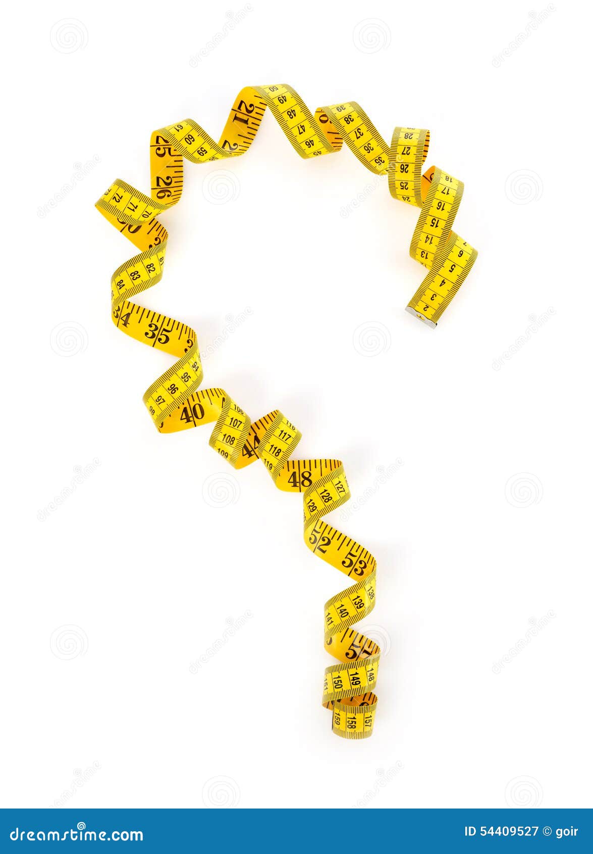 Tape measure question mark stock image. Image of ruler 54409527