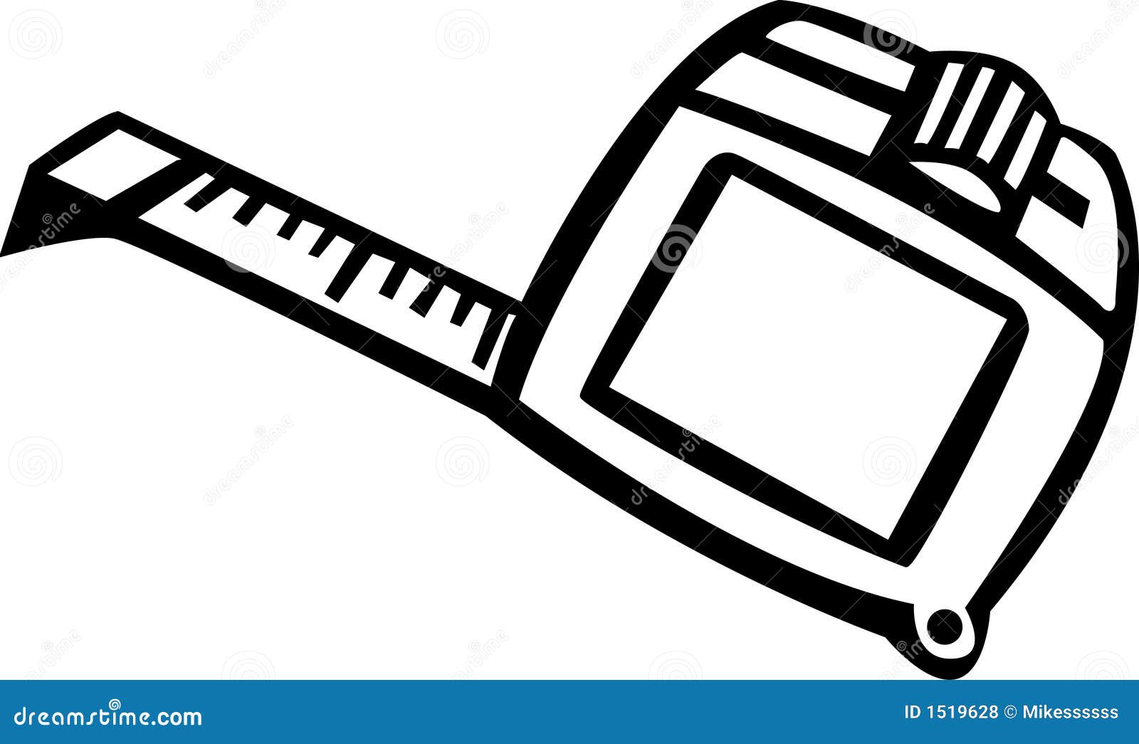 Tape Measure Ruler Vector Illustration Stock Vector - Illustration of