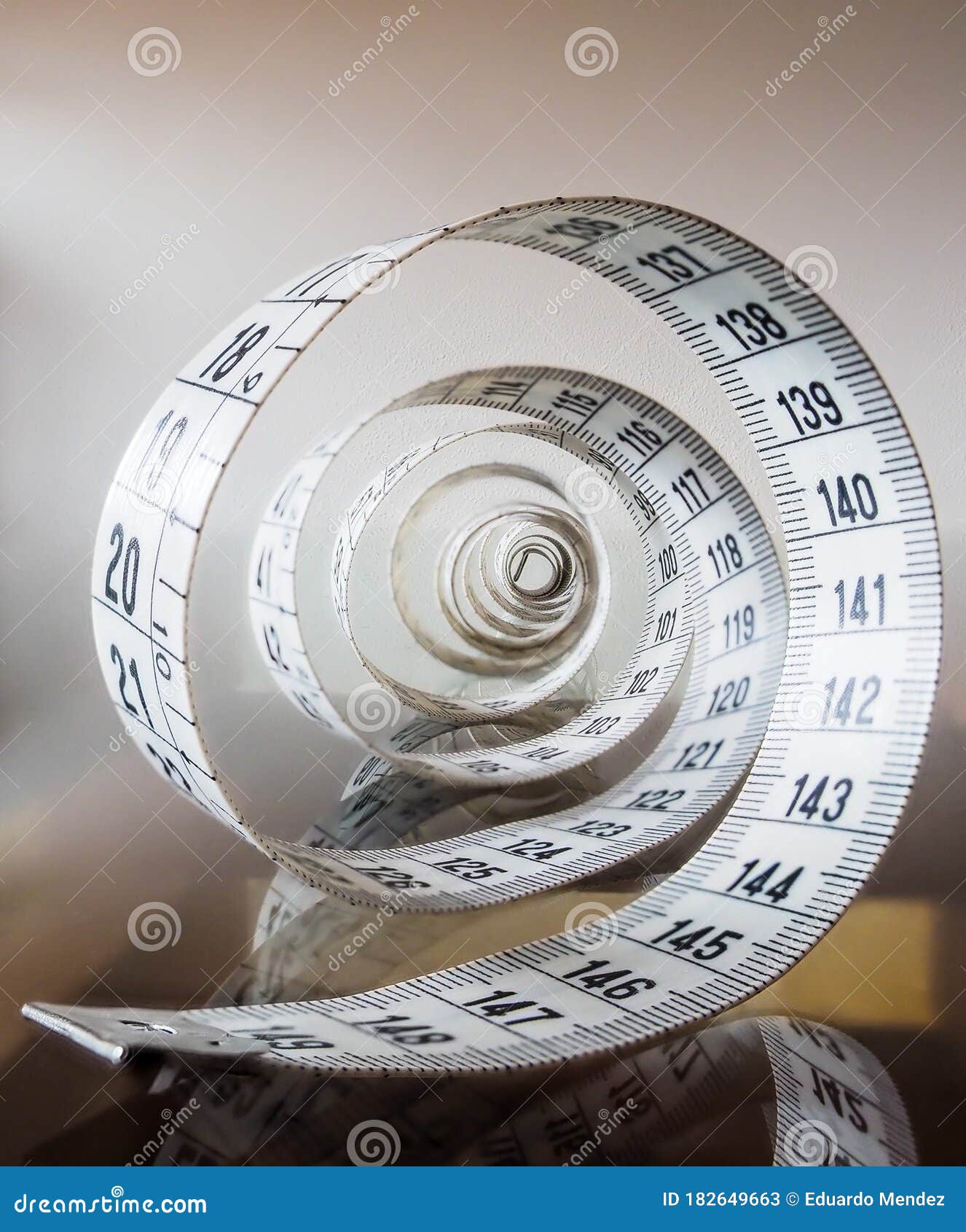 Tape Measure Used by Dressmakers and Tailors Stock Image - Image of white,  yellow: 182649663