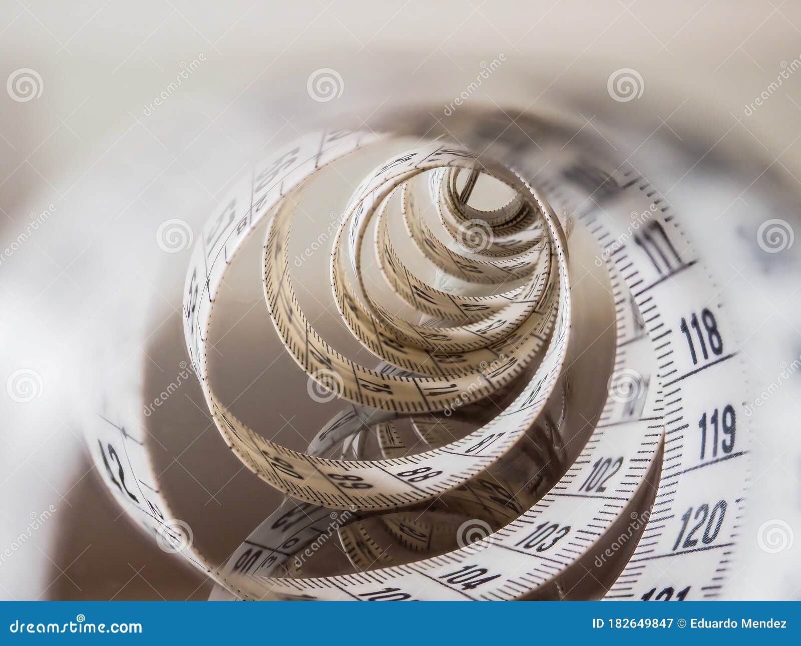 Tape Measure Used by Dressmakers and Tailors Stock Image - Image of  isolated, meter: 182649847