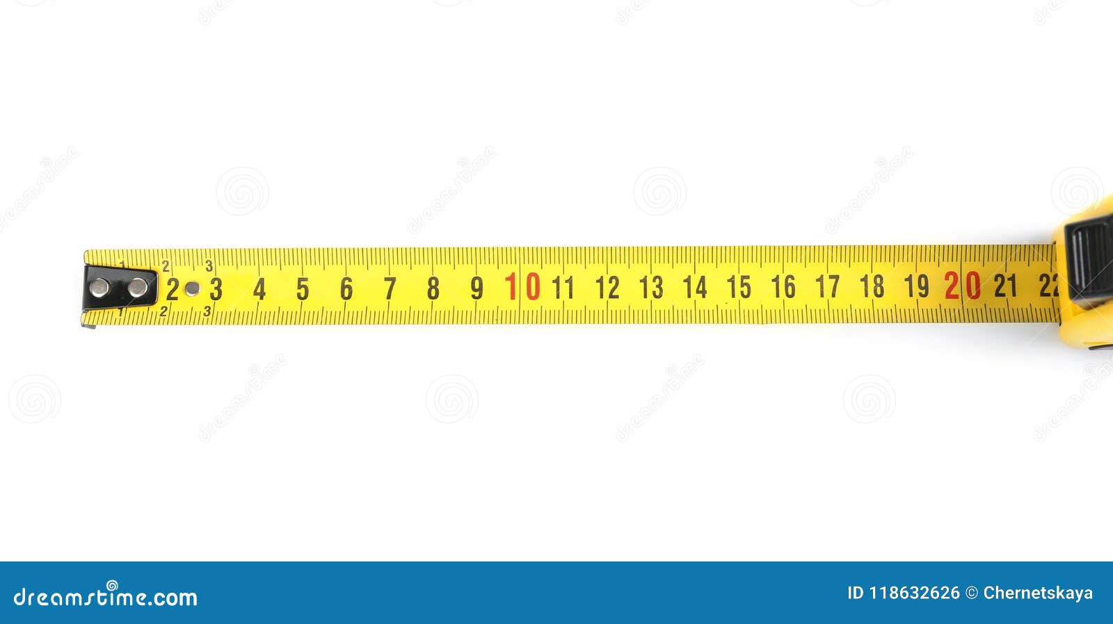 Measuring Tape on White Background Stock Image - Image of craft, measurement:  189324119