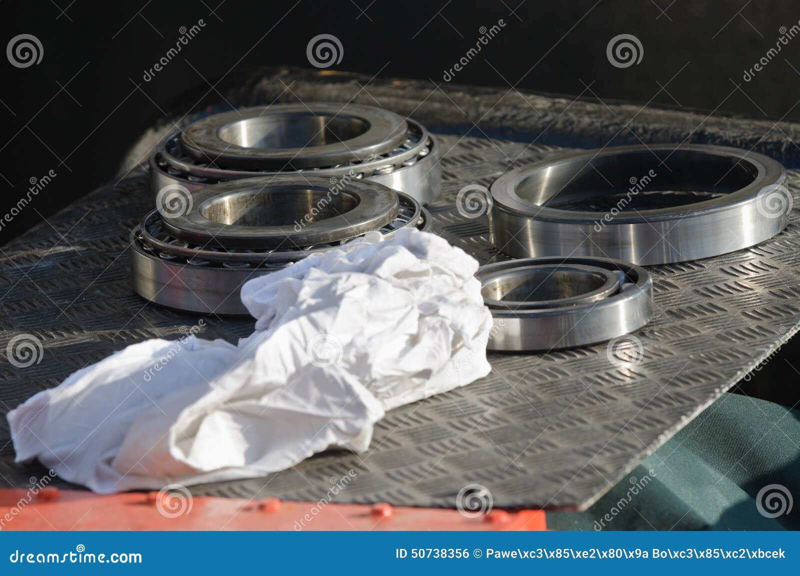 Tapered Roller Bearings during Repair. Stock Photo Image of repair