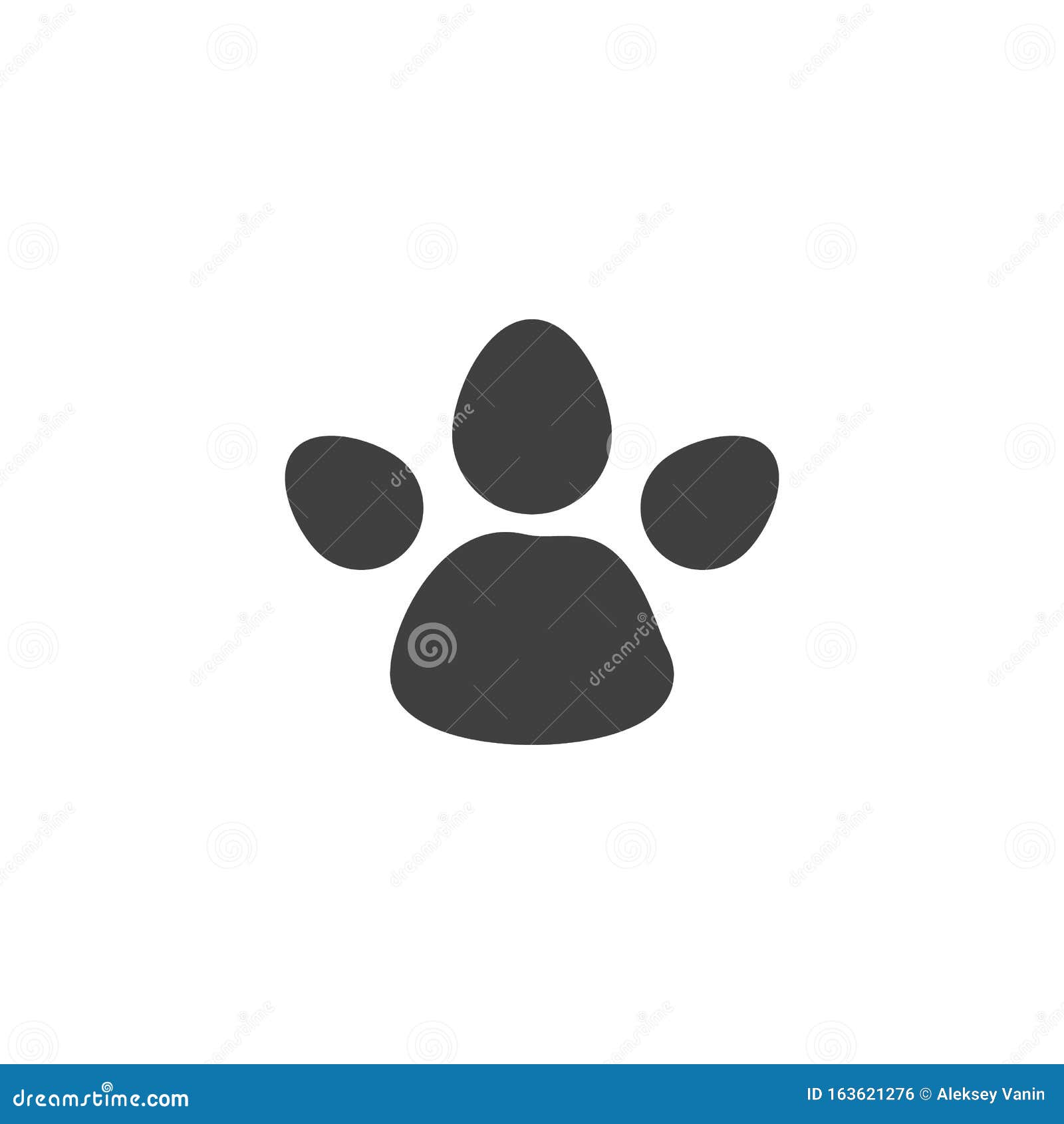 Tapir动物足迹矢量图图标向量例证 插画包括有tapir动物足迹矢量图图标