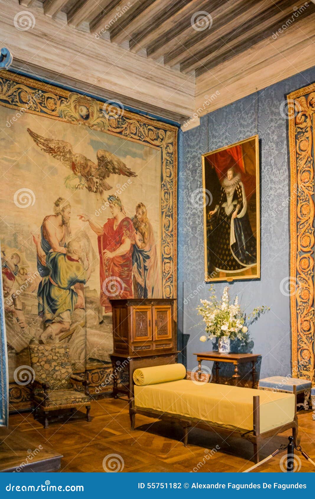 Tapisserie De Frances De Chateau De Chambord Photographie Editorial Image Du Tapisserie Loire