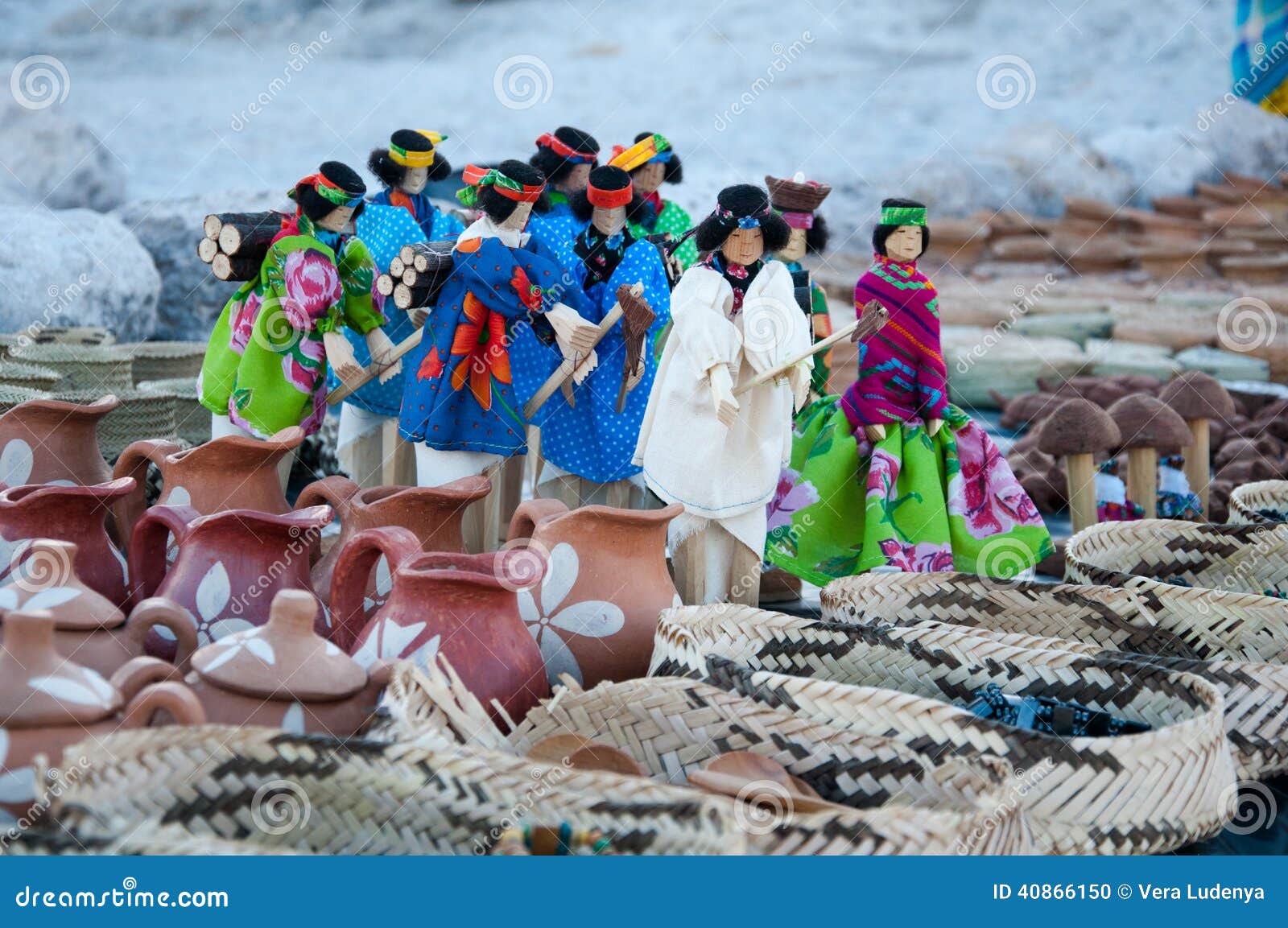 Tarahumaras Handwerk Mexiko Stockfoto Bild Von Indisch Kiefer