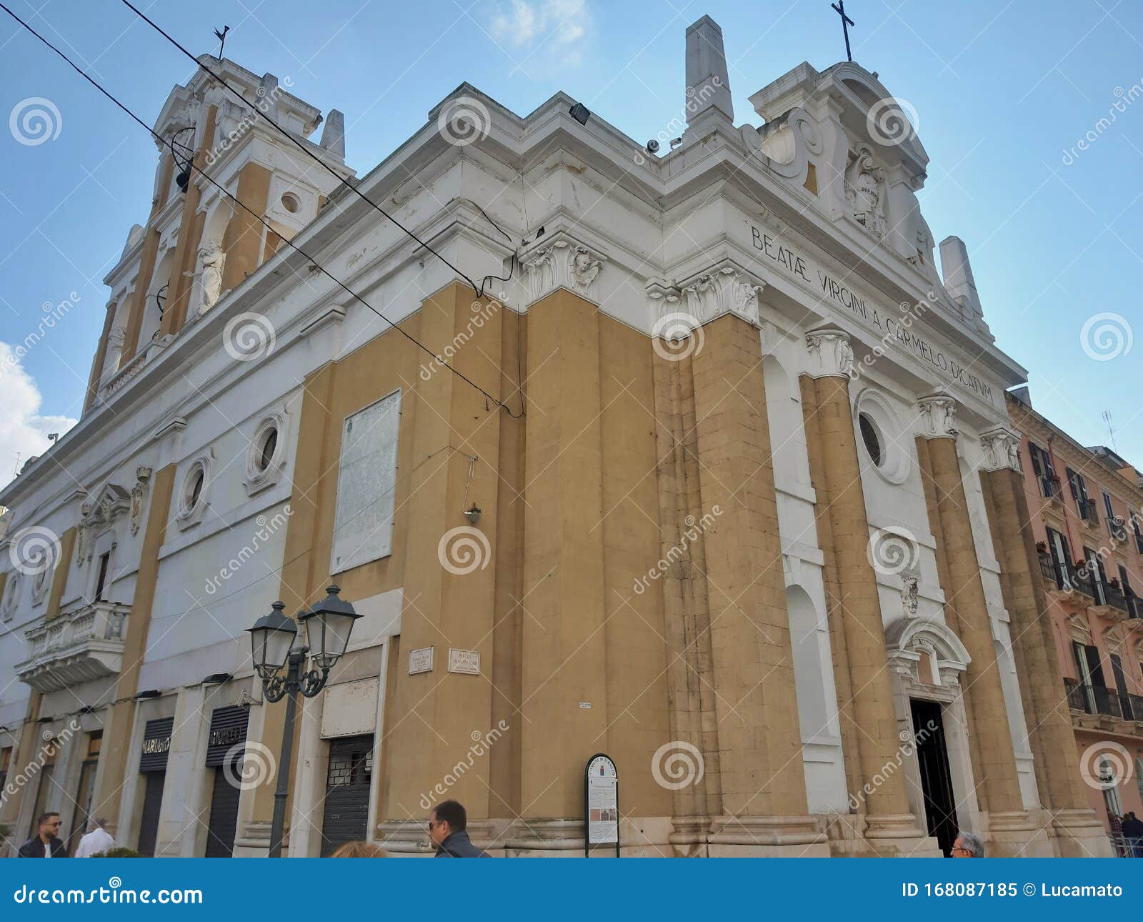 Chiesa Di Maria Santissima Del Monte Carmelo Taranto - Chiesa Di Maria Santissima Del Monte Carmelo Editorial Image