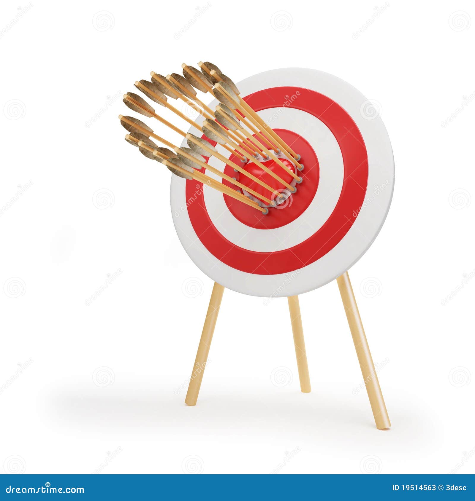 Target With Arrow. Goal Achieve Concept. Vector One Continuous Line