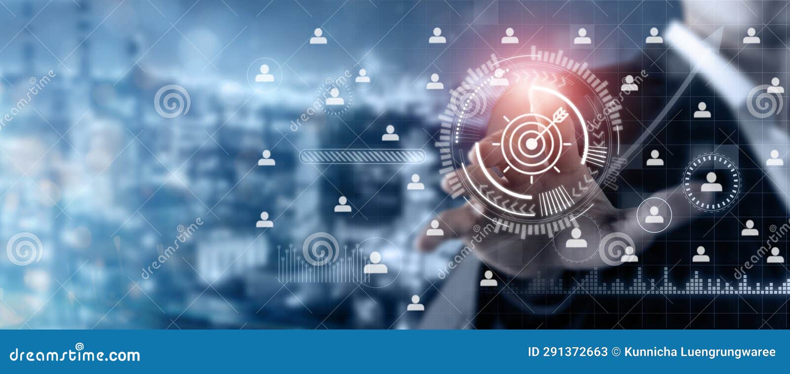 target audience, target customer, buyer persona, concept.