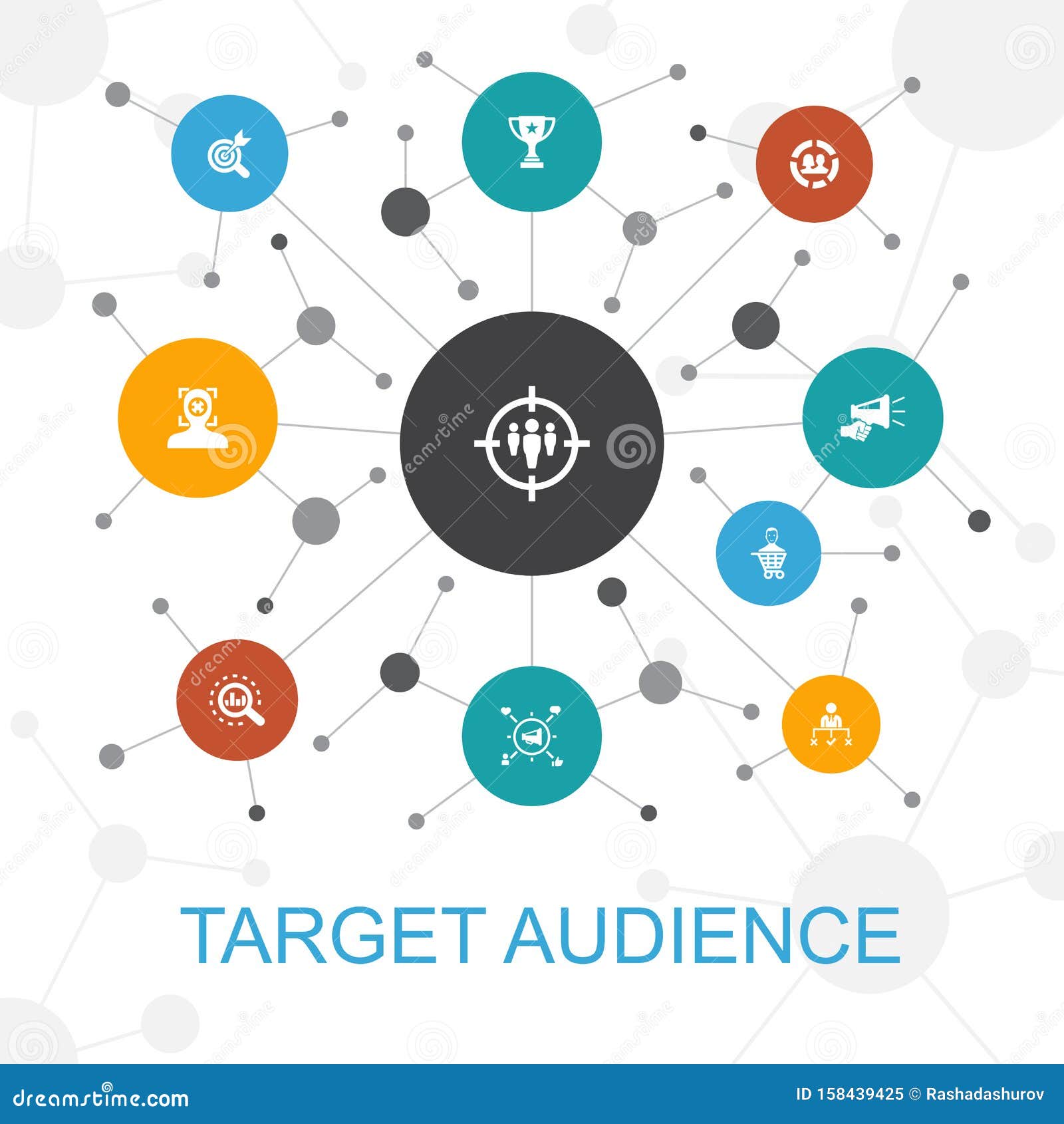 Target Audience Presentation Template Stock Vector Illustration of Target Audience Presentation Template Stock Vector Illustration of