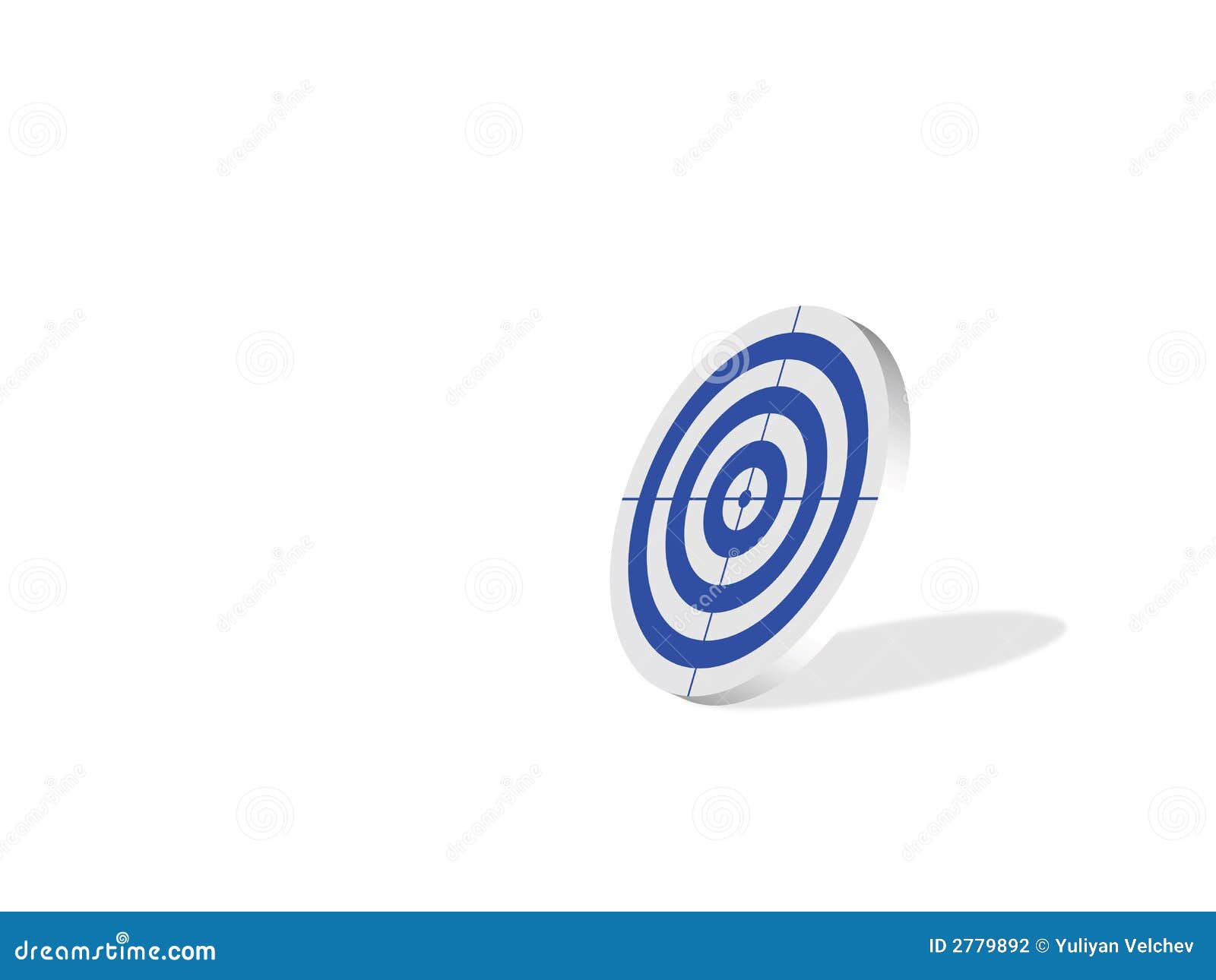 Target blue stock illustration. Illustration of games 2779892