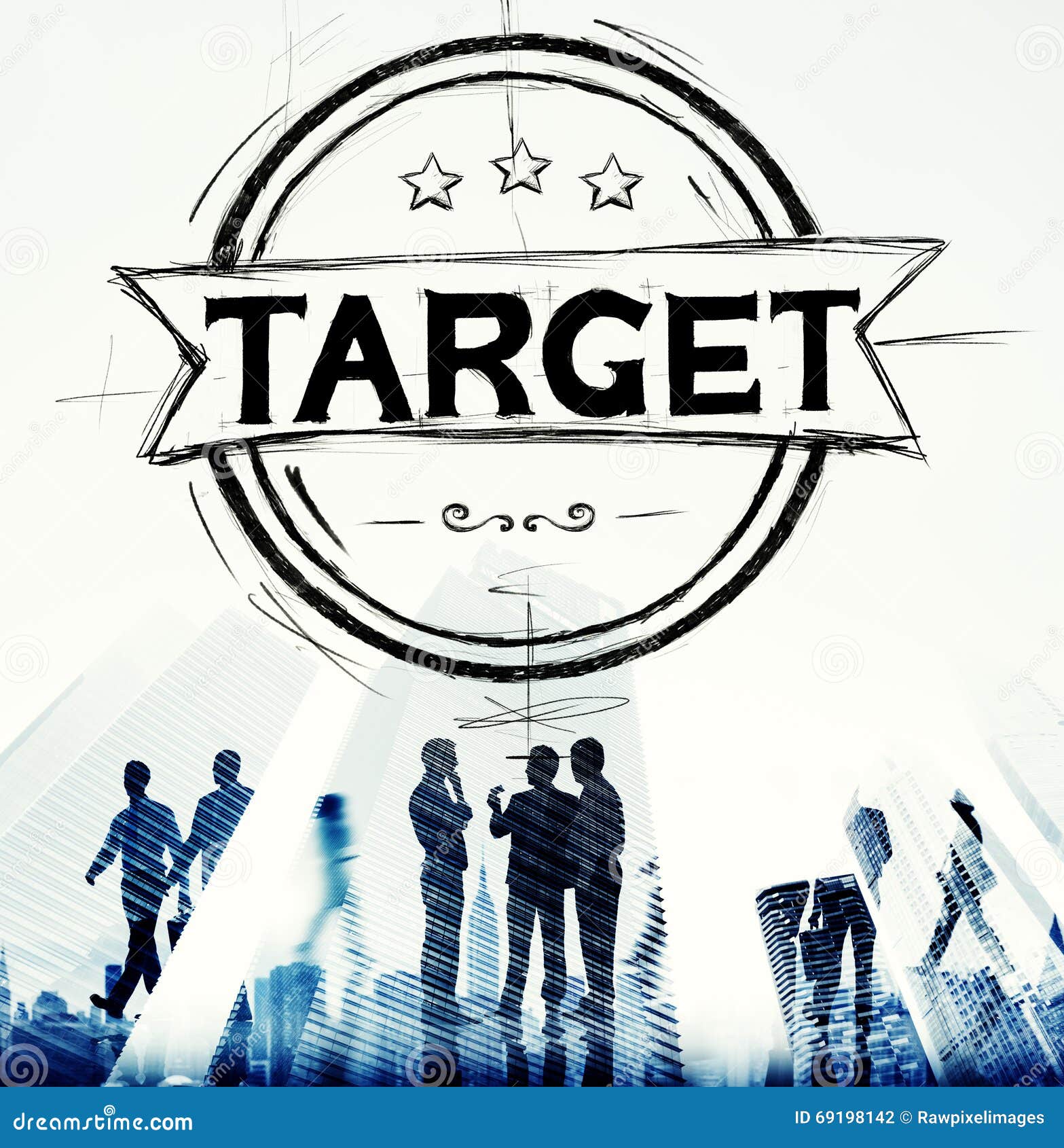 target goal aims objective concept