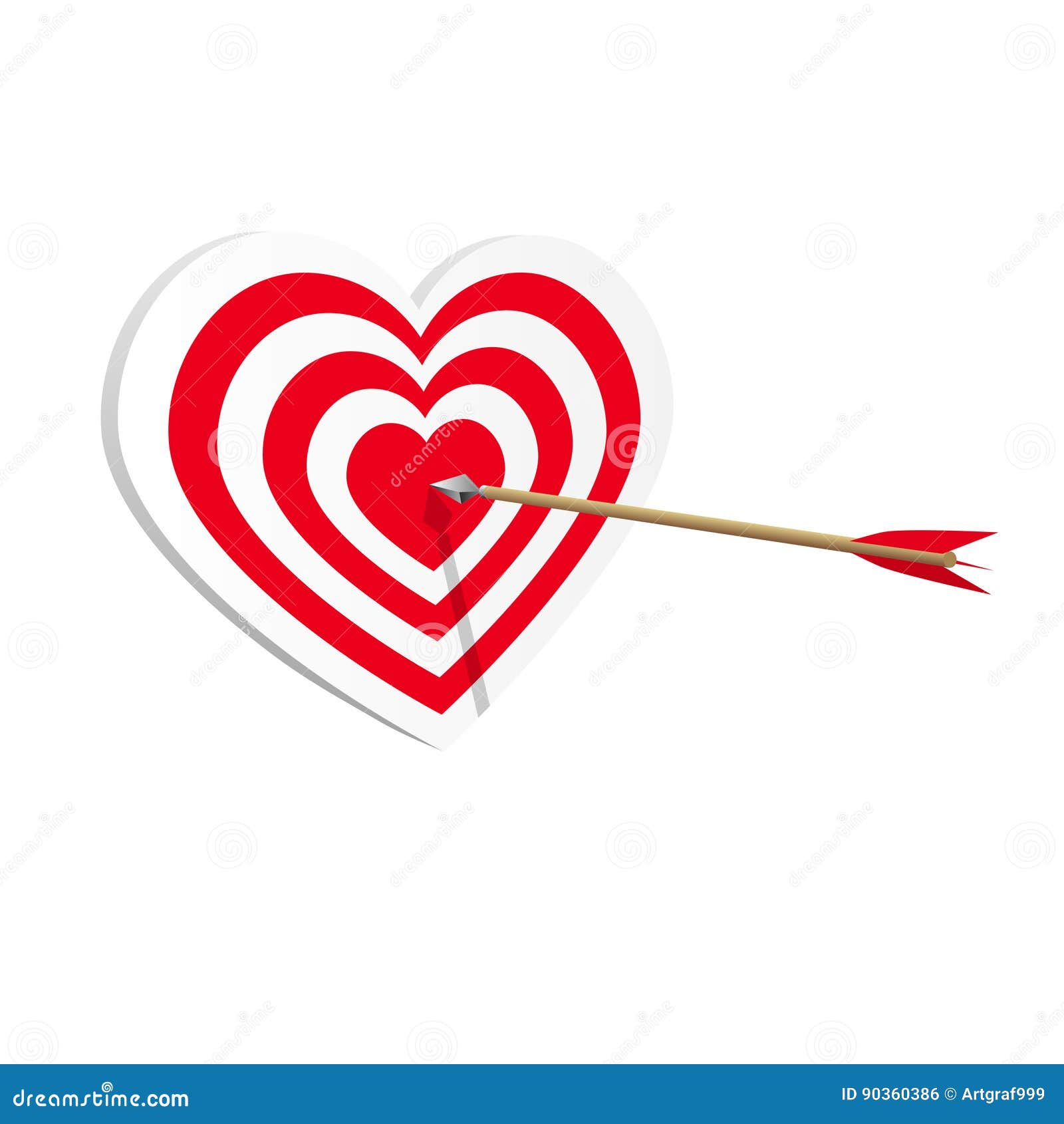 target heart icon art web. amorousness concept