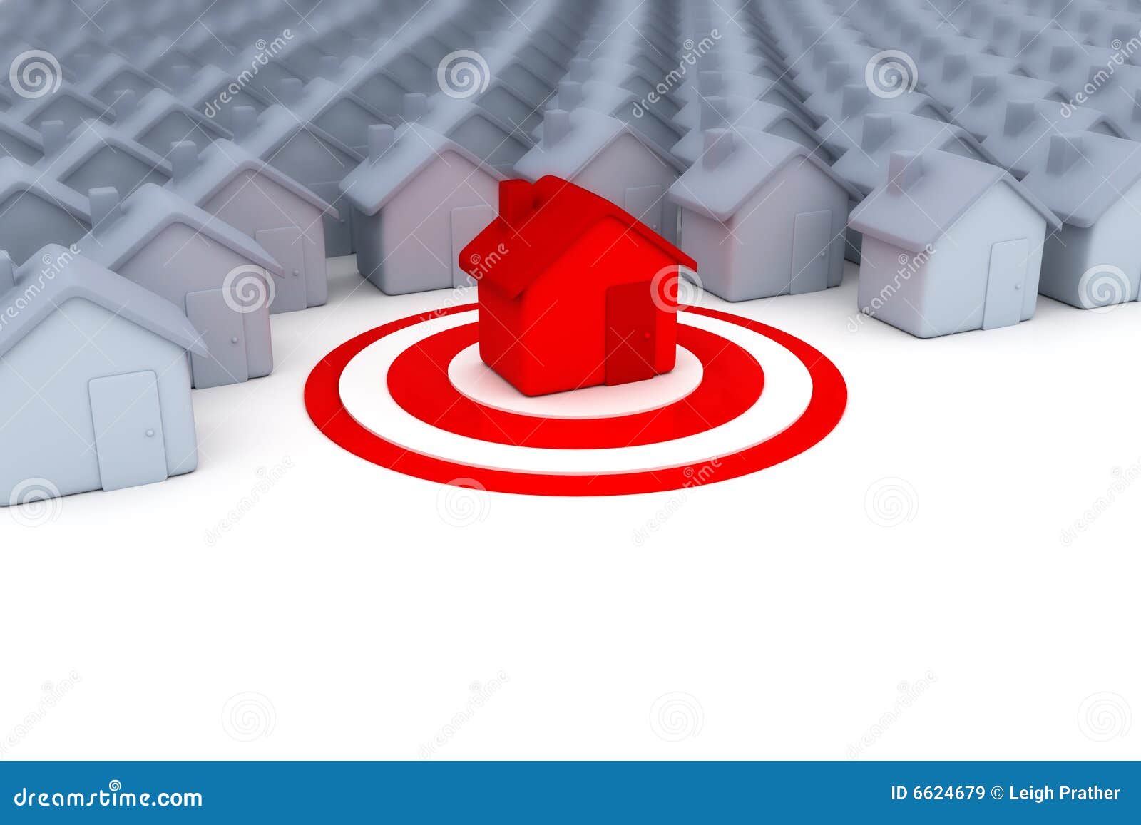 Target house stock illustration. Illustration of home 6624679