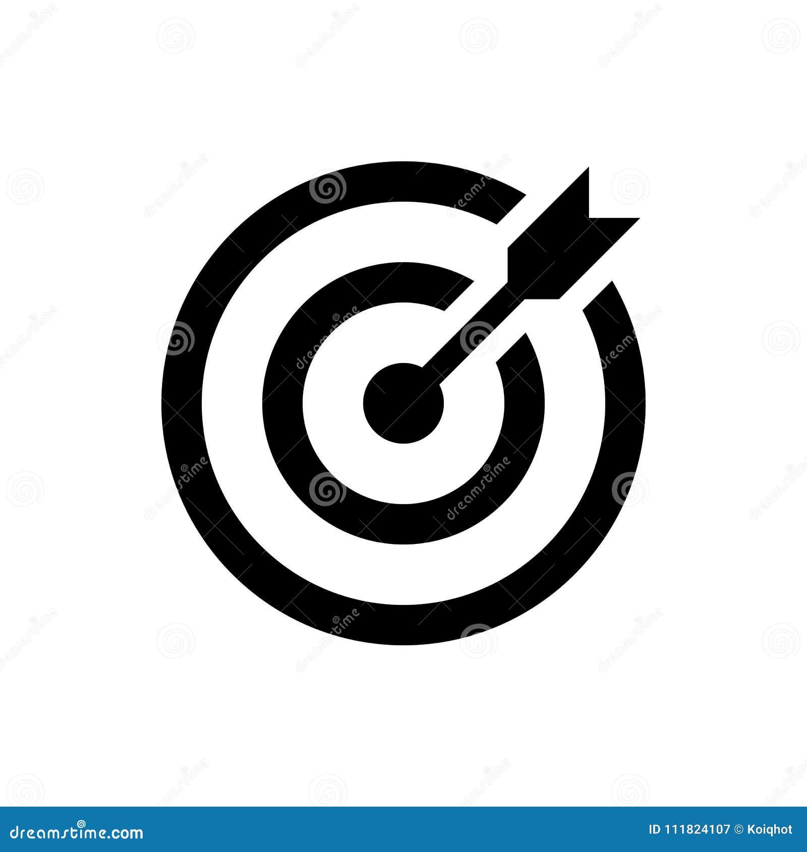 target icon, business objective 