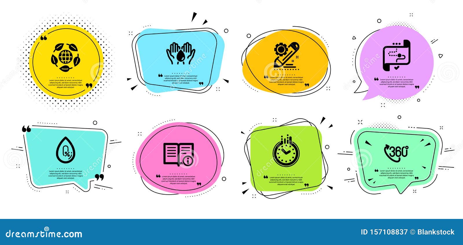 target path, no alcohol and safe water icons set. time, project edit and eco organic signs. 
