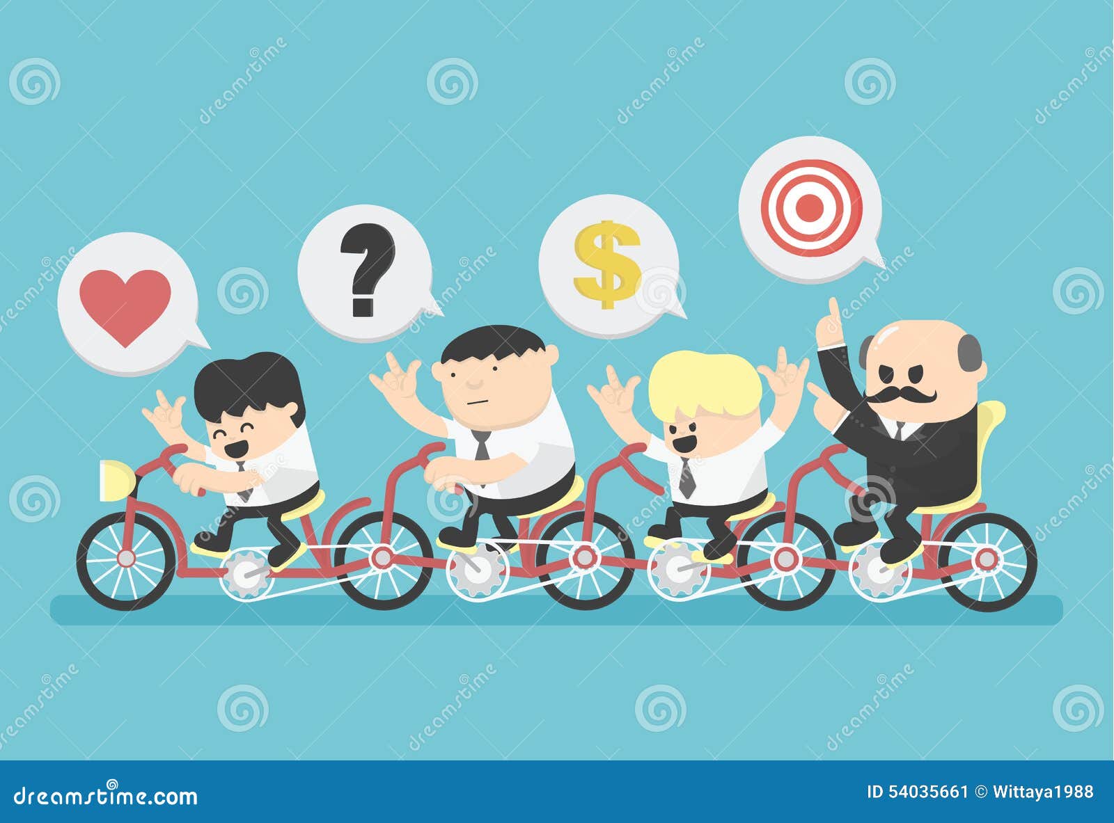 Target Salary man stock vector. Illustration of investment 54035661