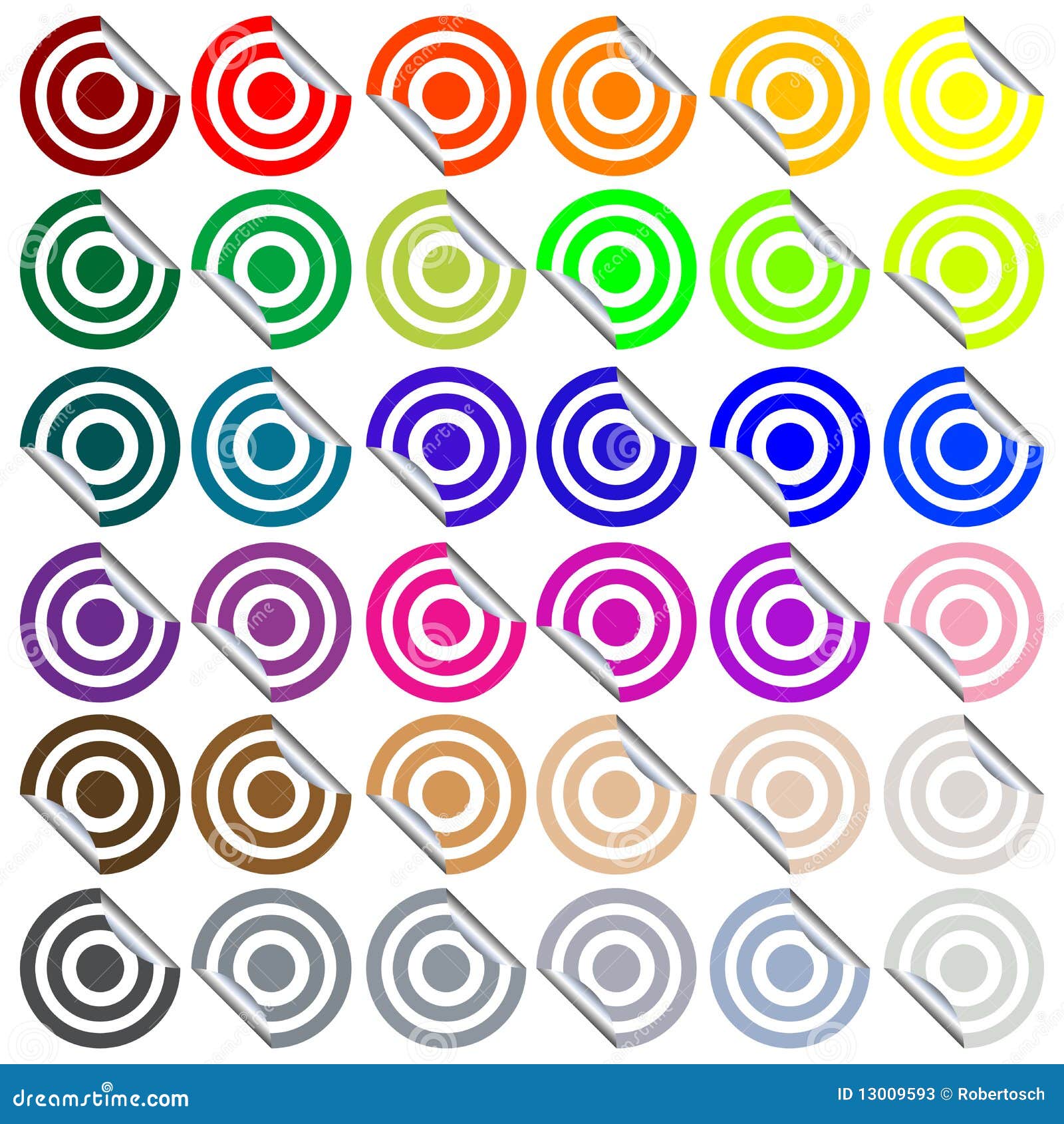 Target stickers stock vector. Illustration of customer 13009593