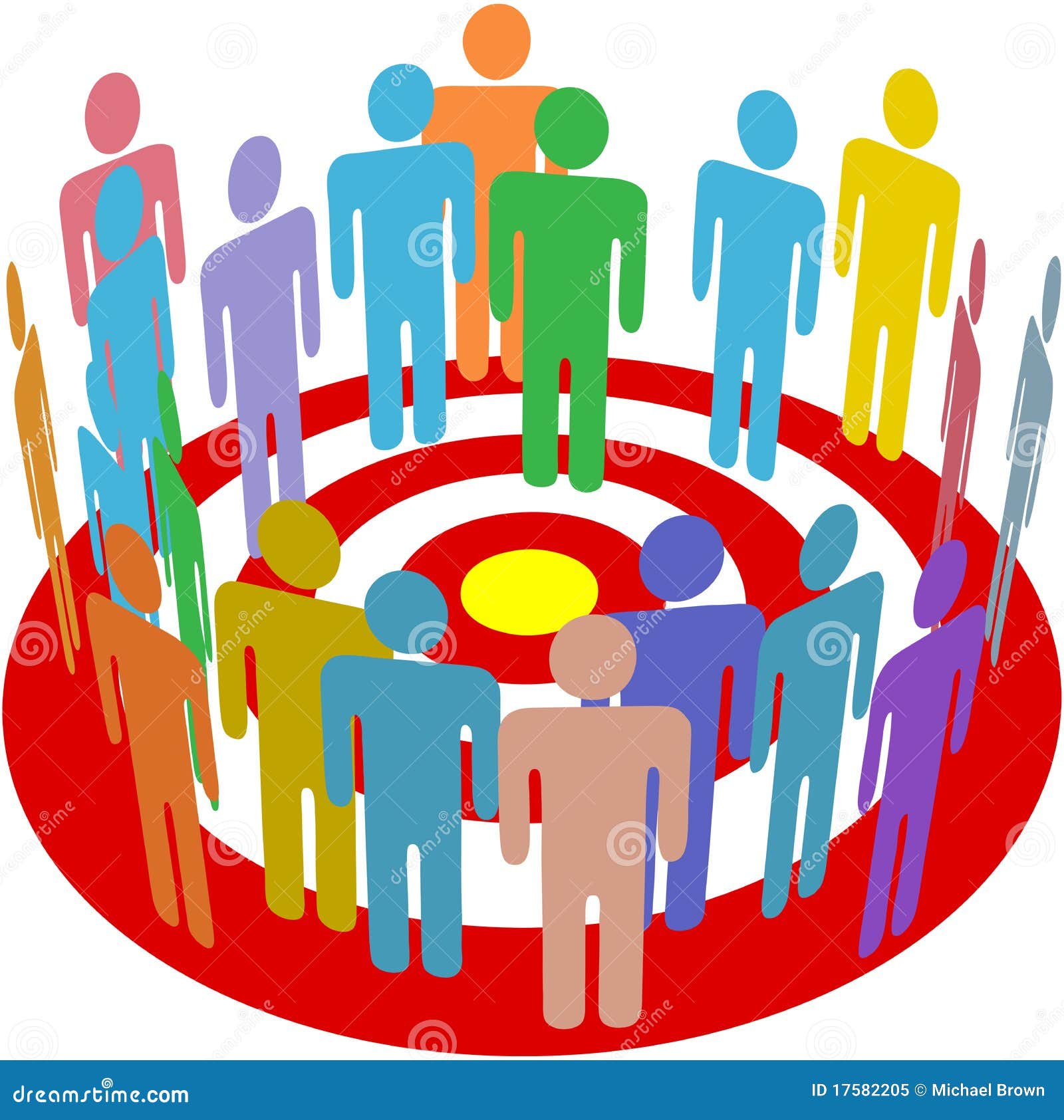 targeted marketing people group on target