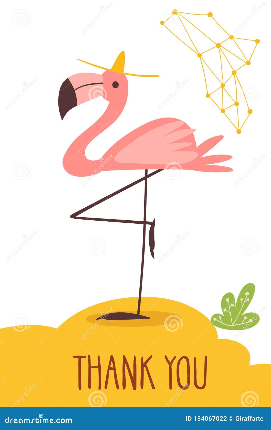 Tarjeta De Agradecimiento Con Flamingo Dibujada a Mano Con Dibujos Animados. Ilustración del Vector - Ilustración de bosque, pared: 184067022 Tarjeta De Agradecimiento Con Flamingo Dibujada a Mano Con Dibujos Animados. Ilustración del Vector - Ilustración de bosque, pared: 184067022
