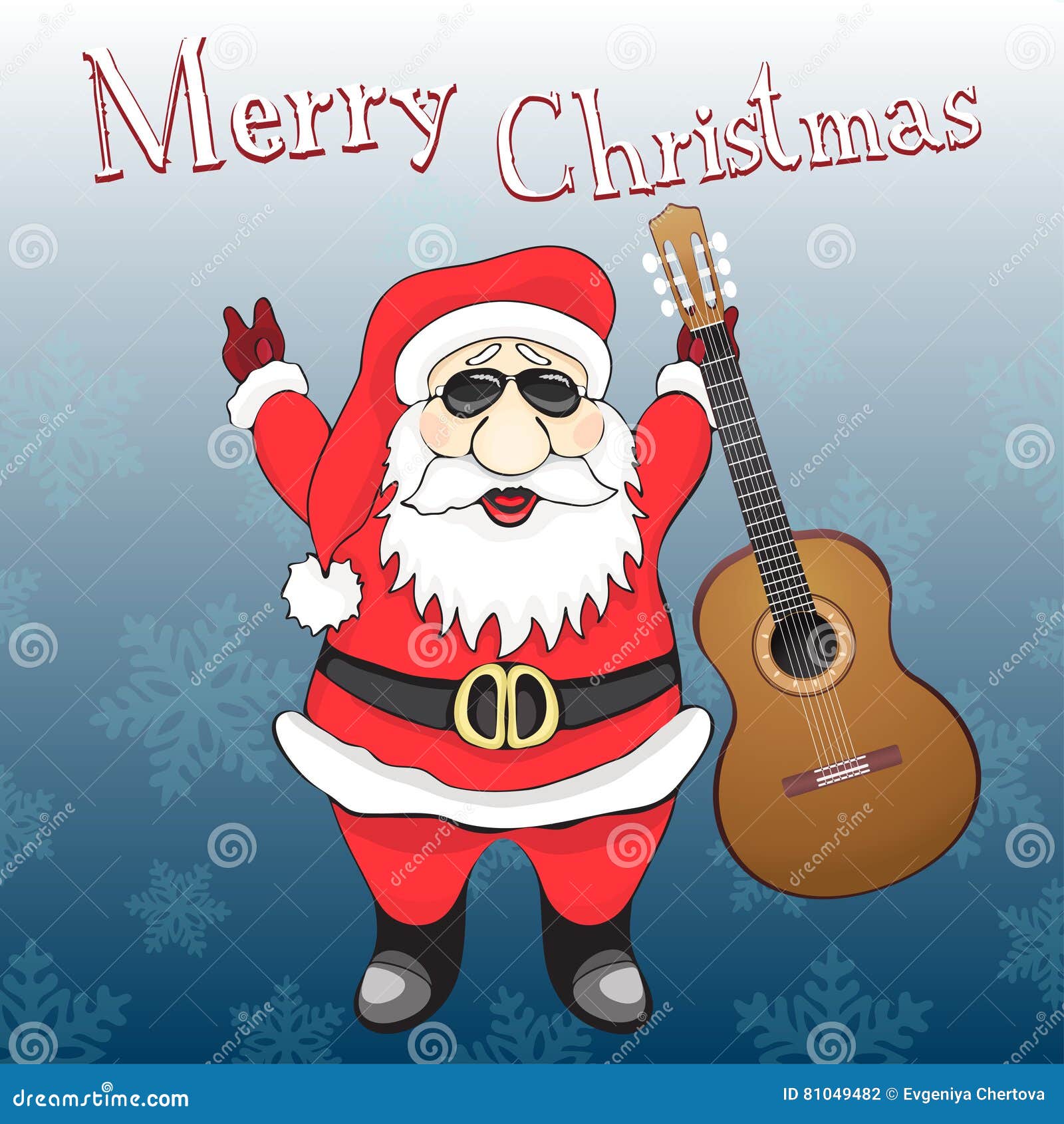 Tarjeta De La Feliz Navidad Rock-and-roll Divertido Santa Claus En Gafas De Sol Con La Guitarra, En Un Fondo Azul Stock de ilustración - Ilustración de rodillo, guitarra: 81049482 Tarjeta De La Feliz Navidad Rock-and-roll Divertido Santa Claus En Gafas De Sol Con La Guitarra, En Un Fondo Azul Stock de ilustración - Ilustración de rodillo, guitarra: 81049482