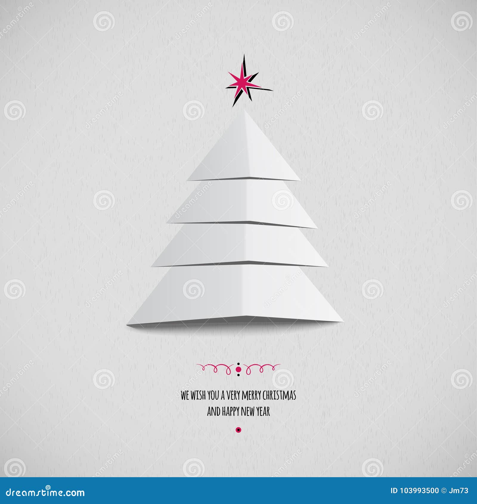 Tarjeta De Navidad Con El árbol De Navidad Abstracto Ilustración del Vector  - Ilustración de espacio, saludo: 103993500, image size:1600x1690