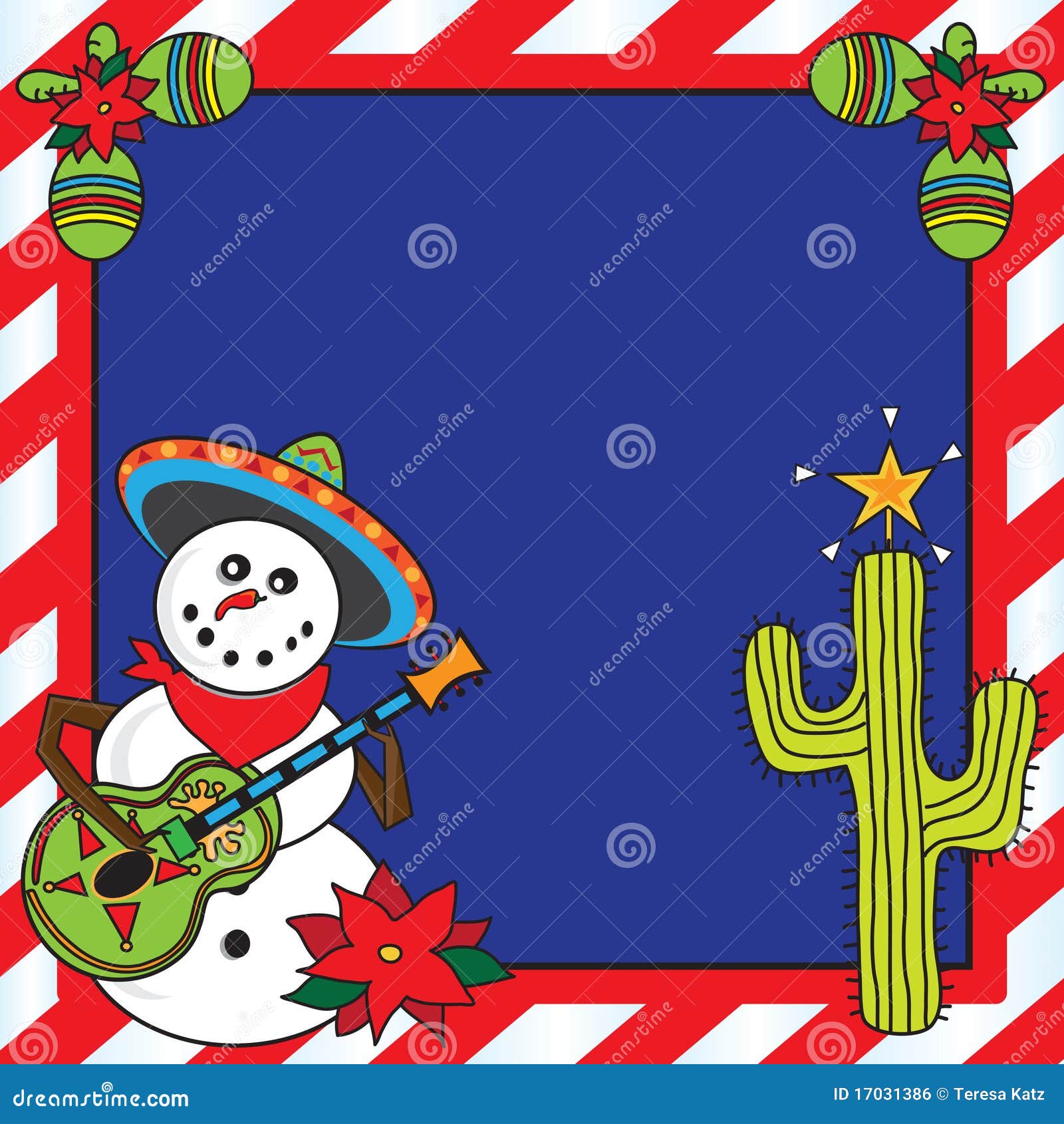Tarjeta De Navidad Mexicana Del Muñeco De Nieve Ilustración del Vector -  Ilustración de colorido, mariachi: 17031386
