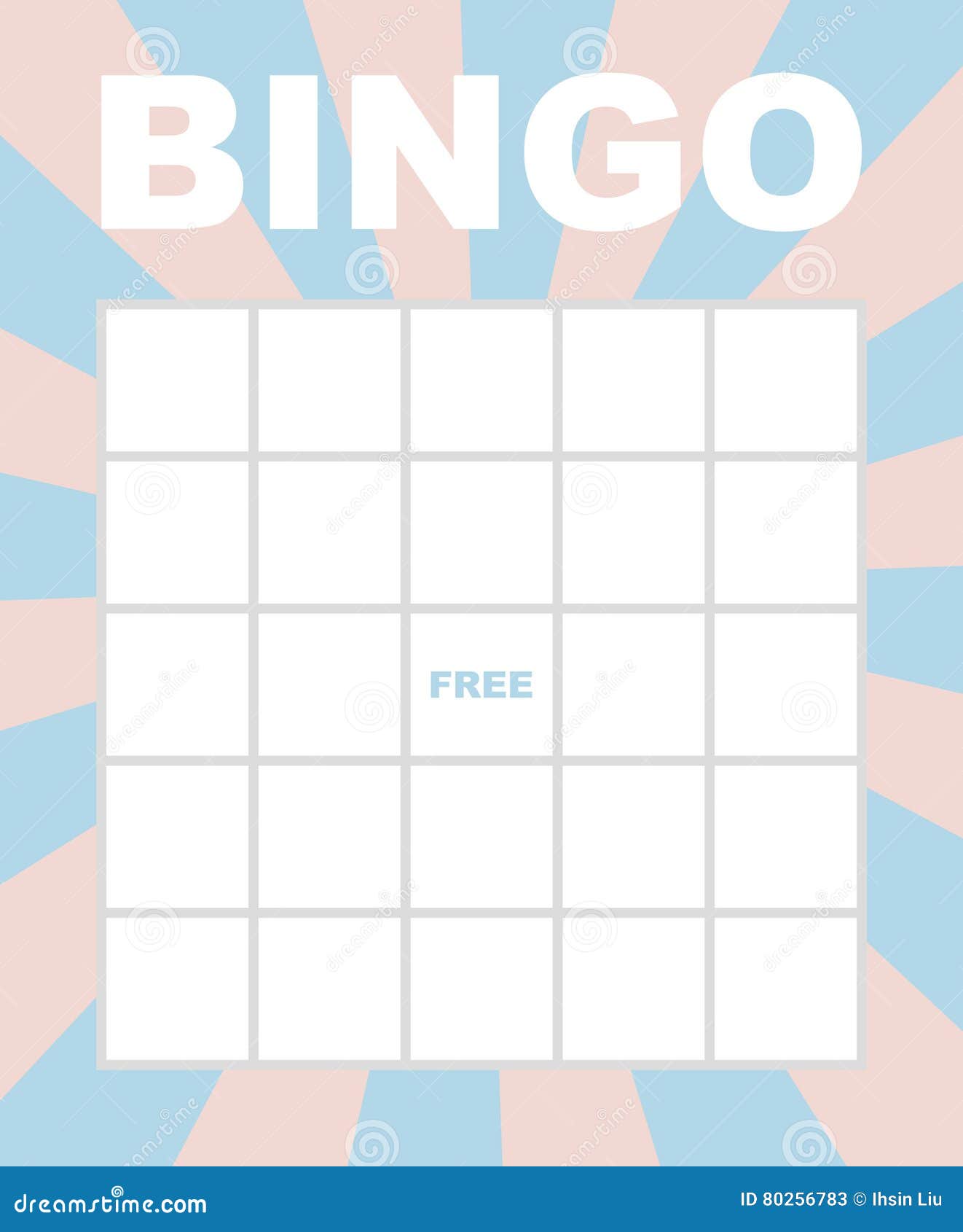 Tarjeta del bingo ilustración del vector. Ilustración de ocio 80256783