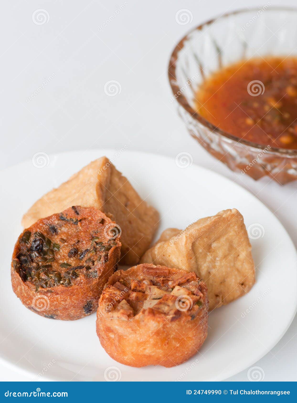 Taro chips and fried tofu stock photo. Image of cuisine 24749990