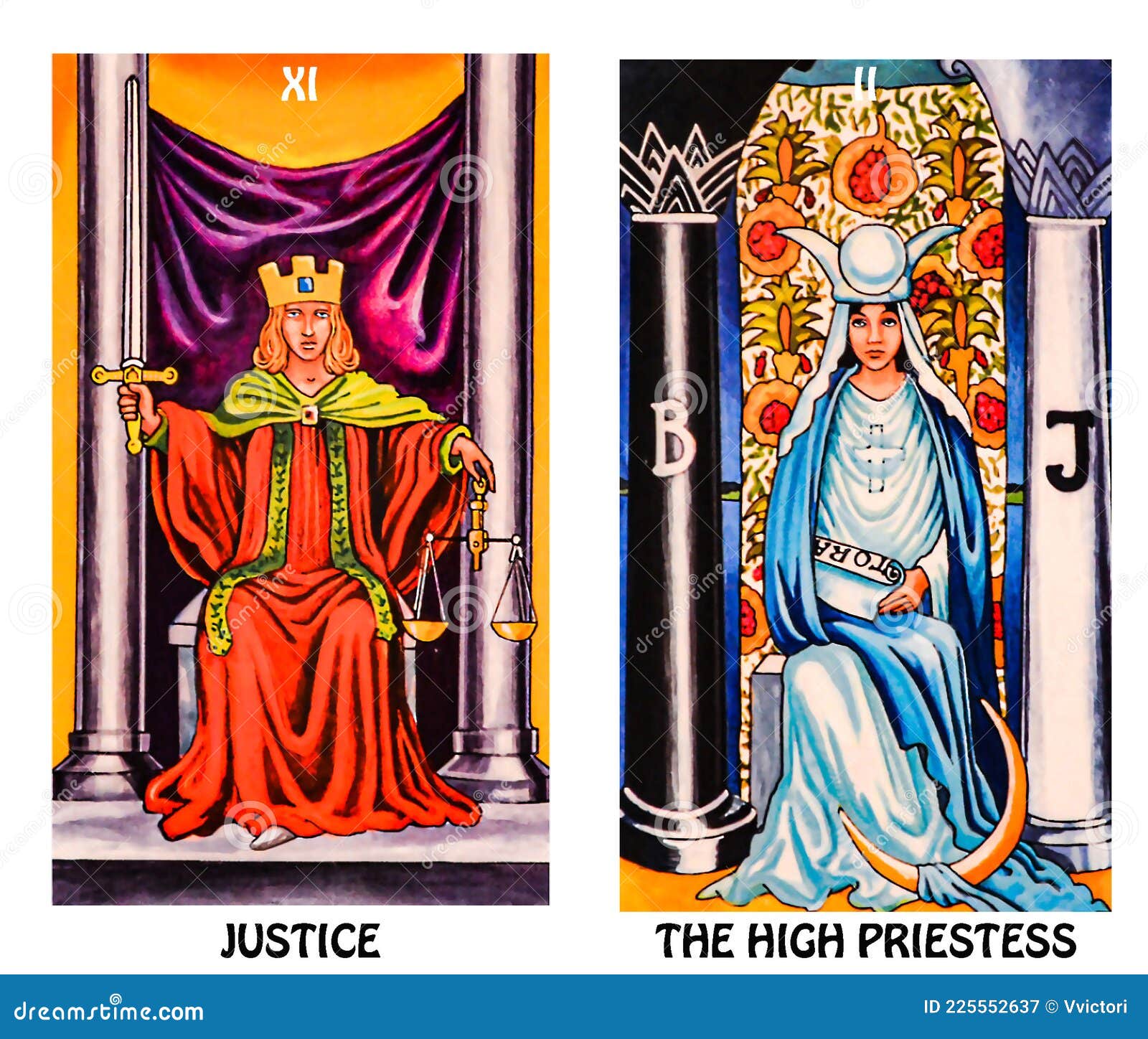 Collection 28+ Pictures justice and high priestess birth card meaning Updated Collection 28+ Pictures justice and high priestess birth card meaning Updated
