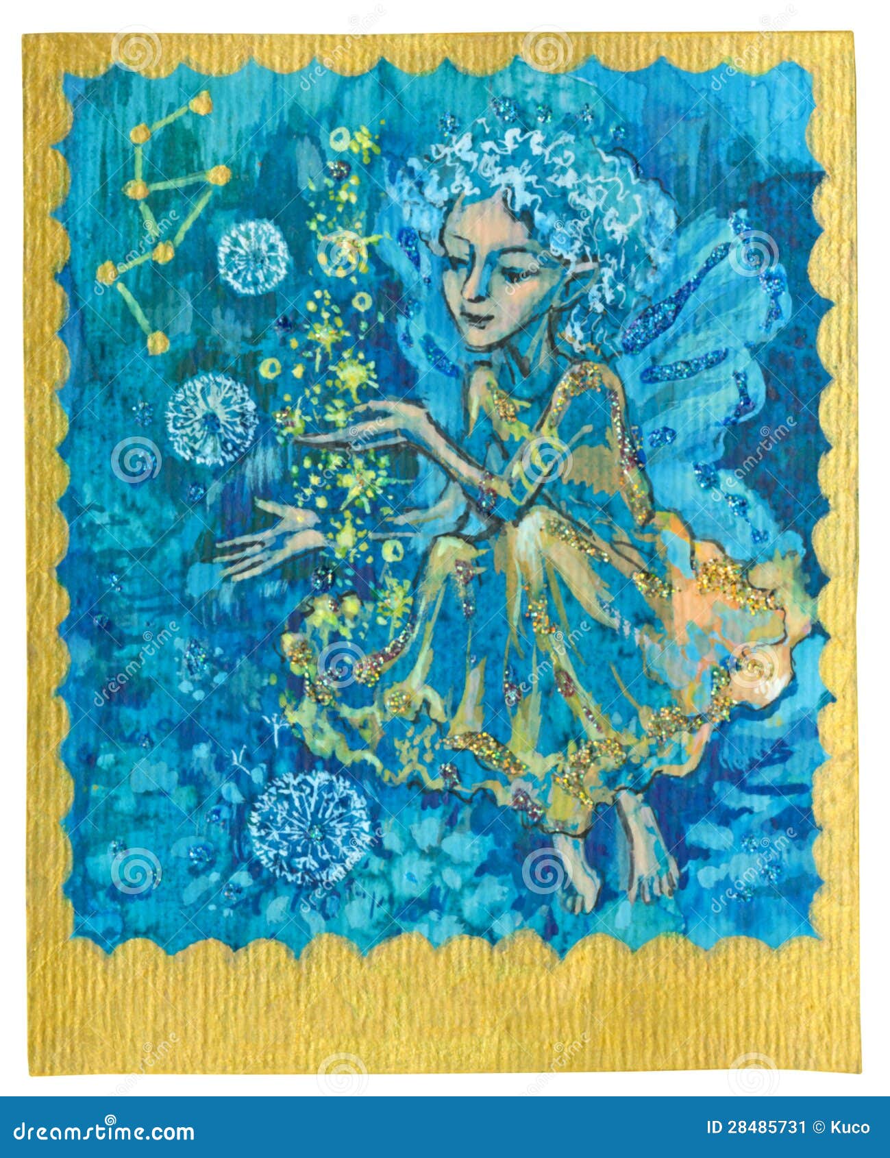 Tarot card Happiness stock illustration. Illustration of mystics