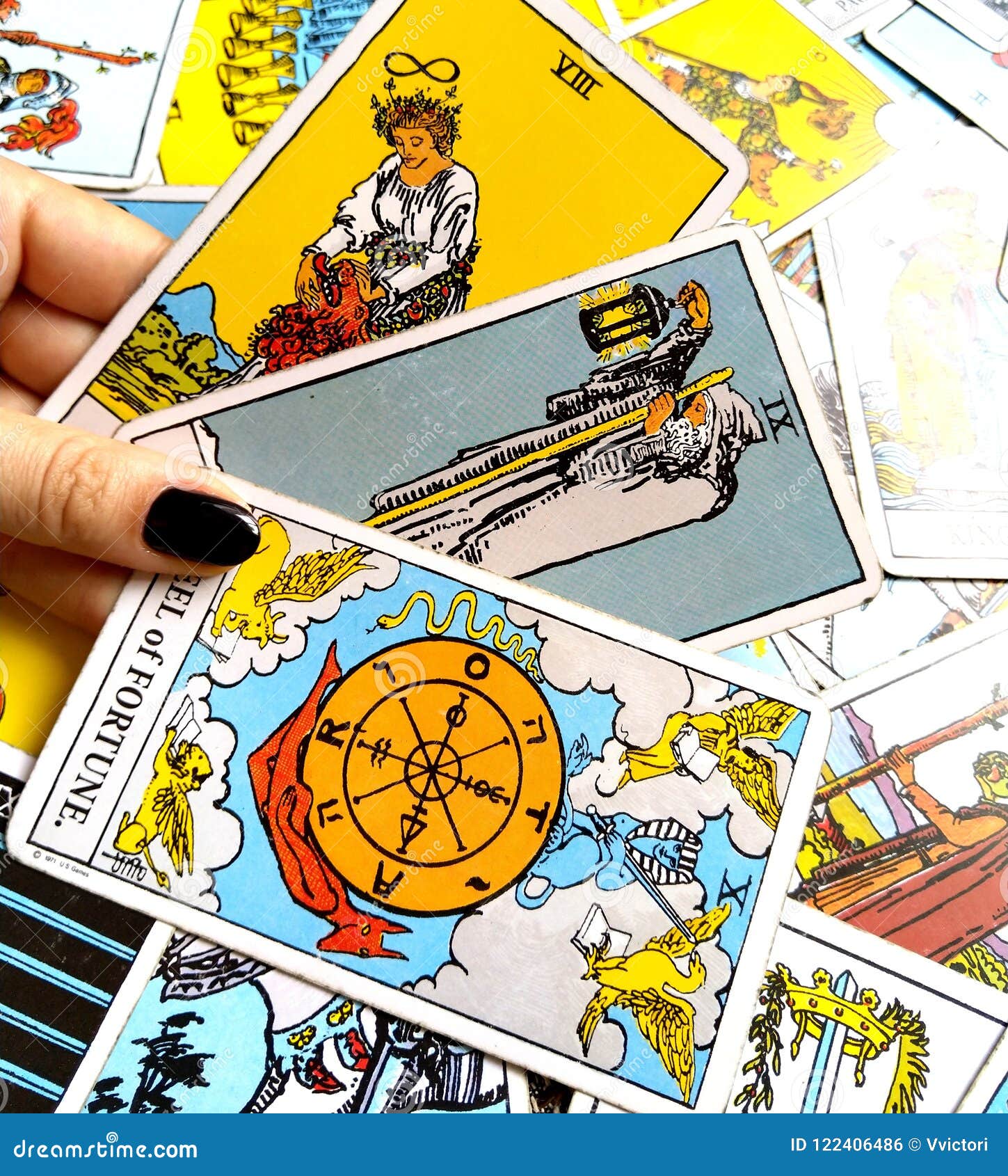 Tarot Cards Divination Occult Magic Stock Photo - Image of cards, magic: 122406486