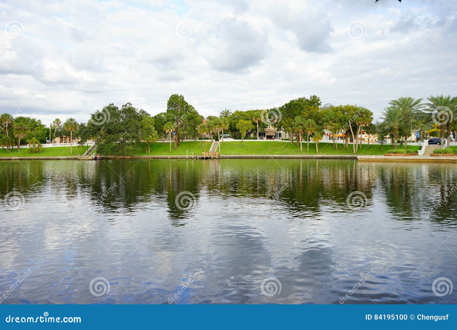 Tarpon Spring lake stock photo. Image of decoration, beautiful 84195100