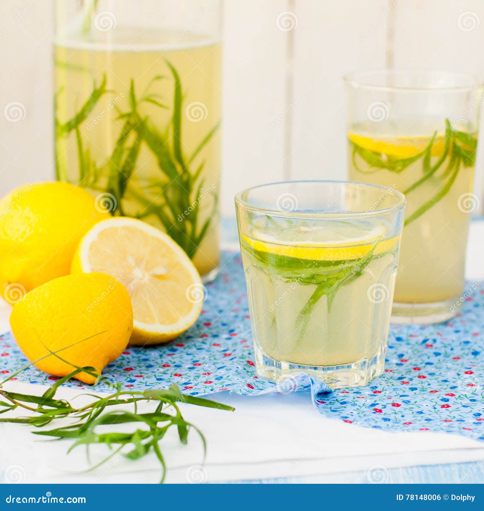 Tarragon Lemonade stock photo. Image of healthy, food 78148006