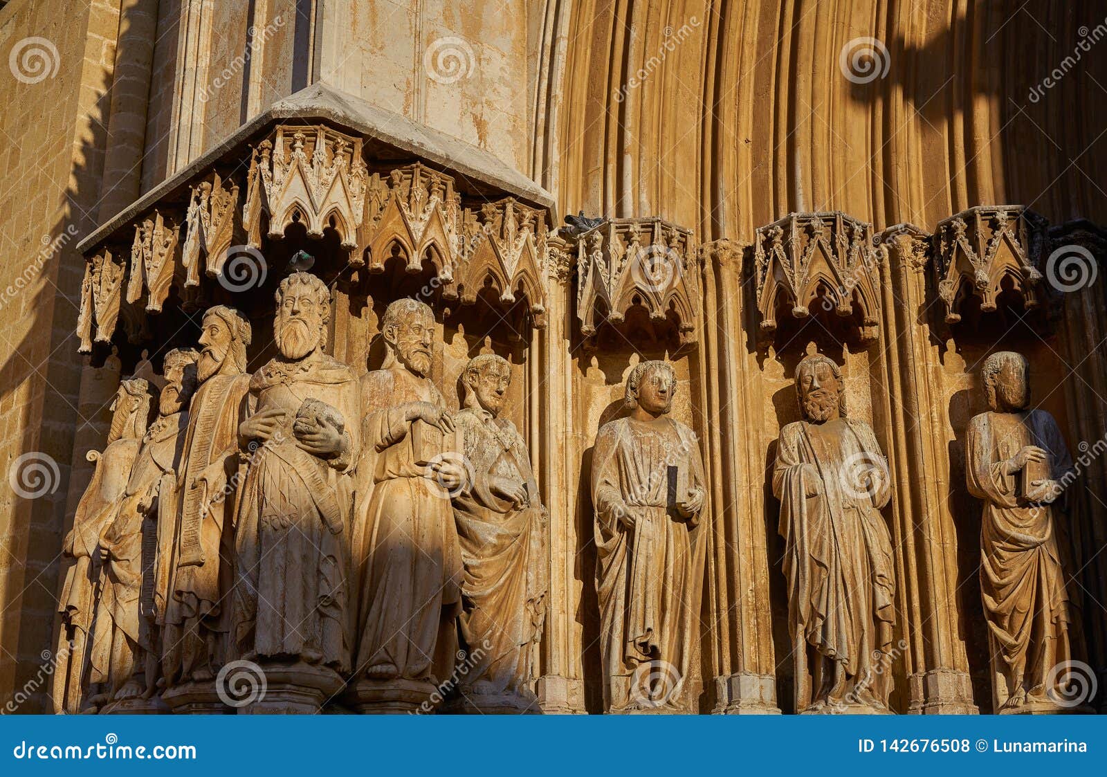 Tarragona Cathedral Basilica in Catalonia Stock Photo - Image of ...