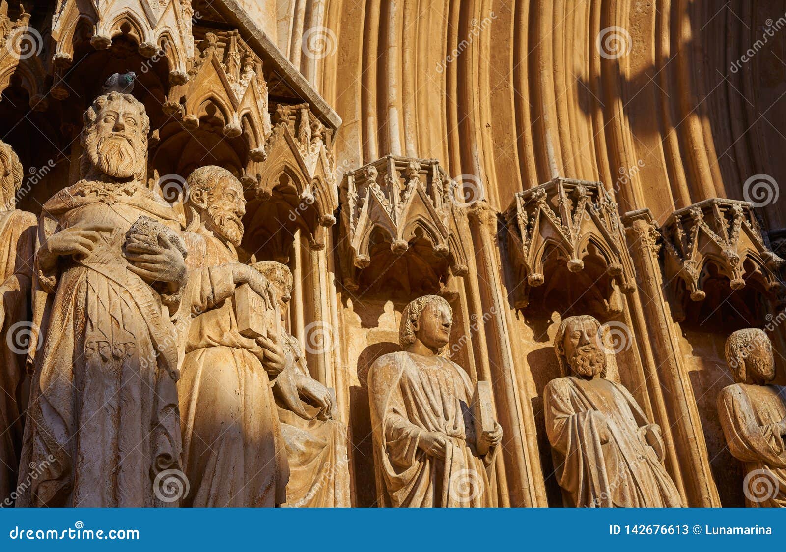 Tarragona Cathedral Basilica in Catalonia Stock Image - Image of ...