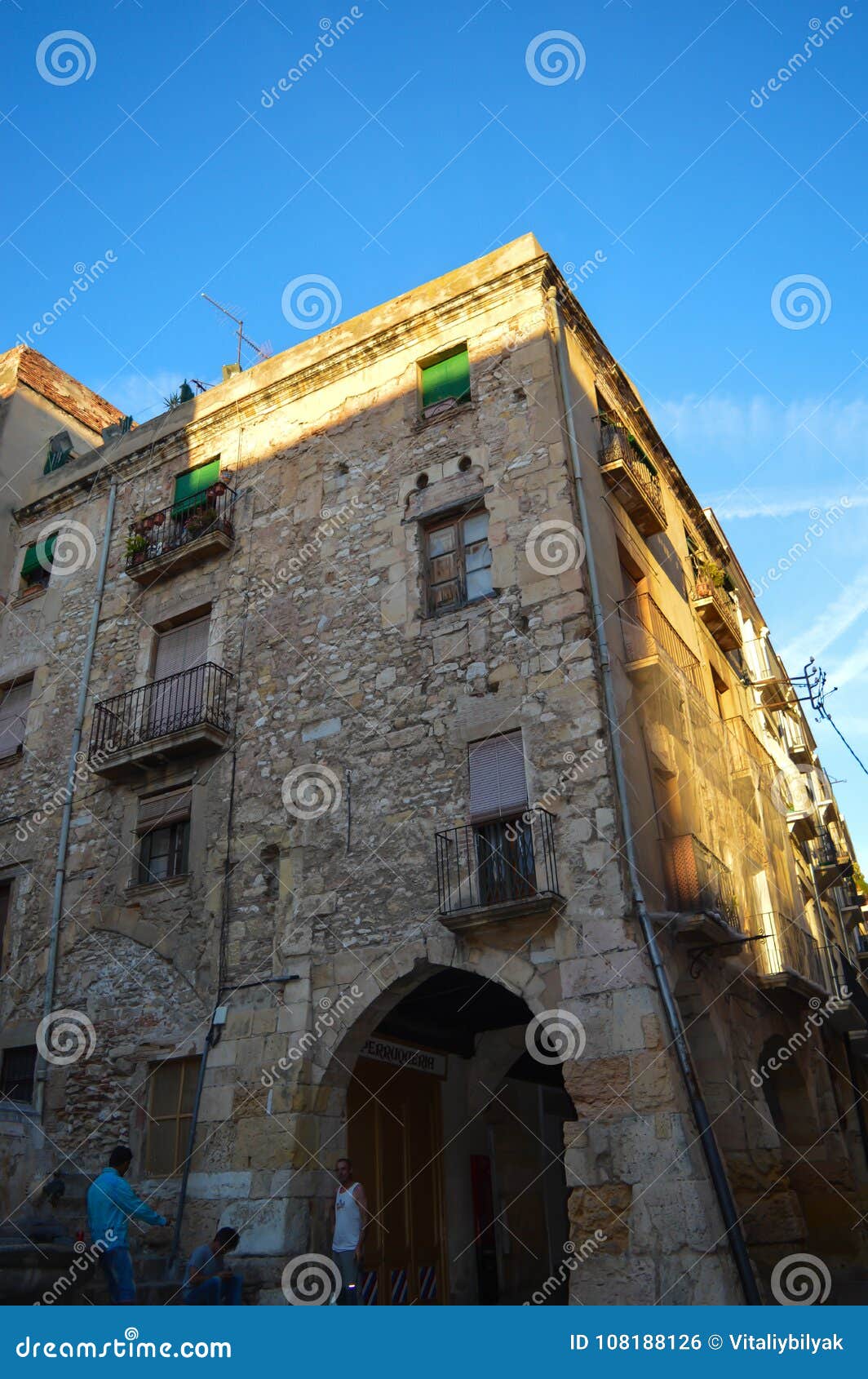 Tarragona Street View on June 20, 2016 in Tarragona, Spain Editorial