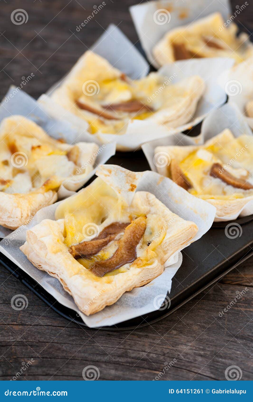 Tart with pears stock image. Image of french, snack, tart 64151261