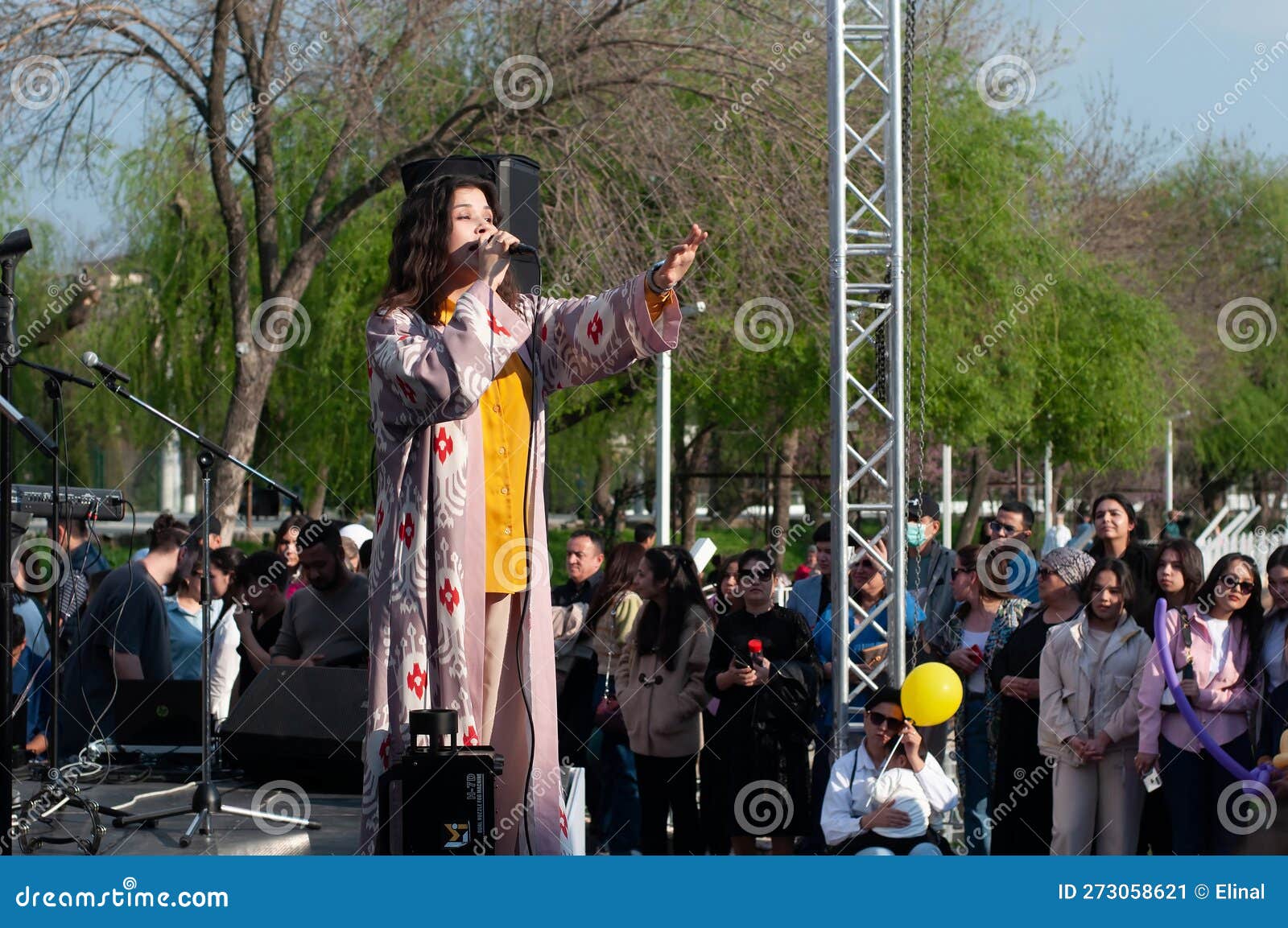 Tashkent, Uzbekistan - March 21, 2023: Nowruz Holiday, Concert. Nawruz