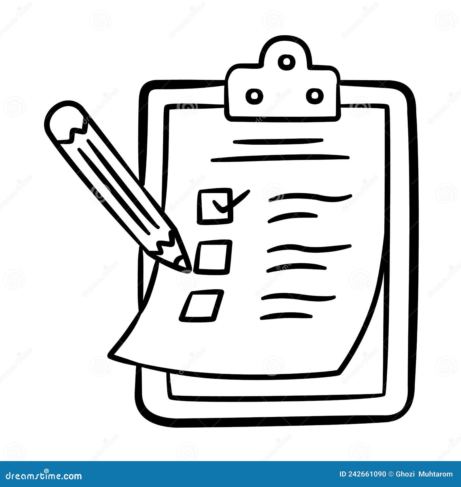 Task Todo List Pen Clipboard Job Mission Work Duty Project Single