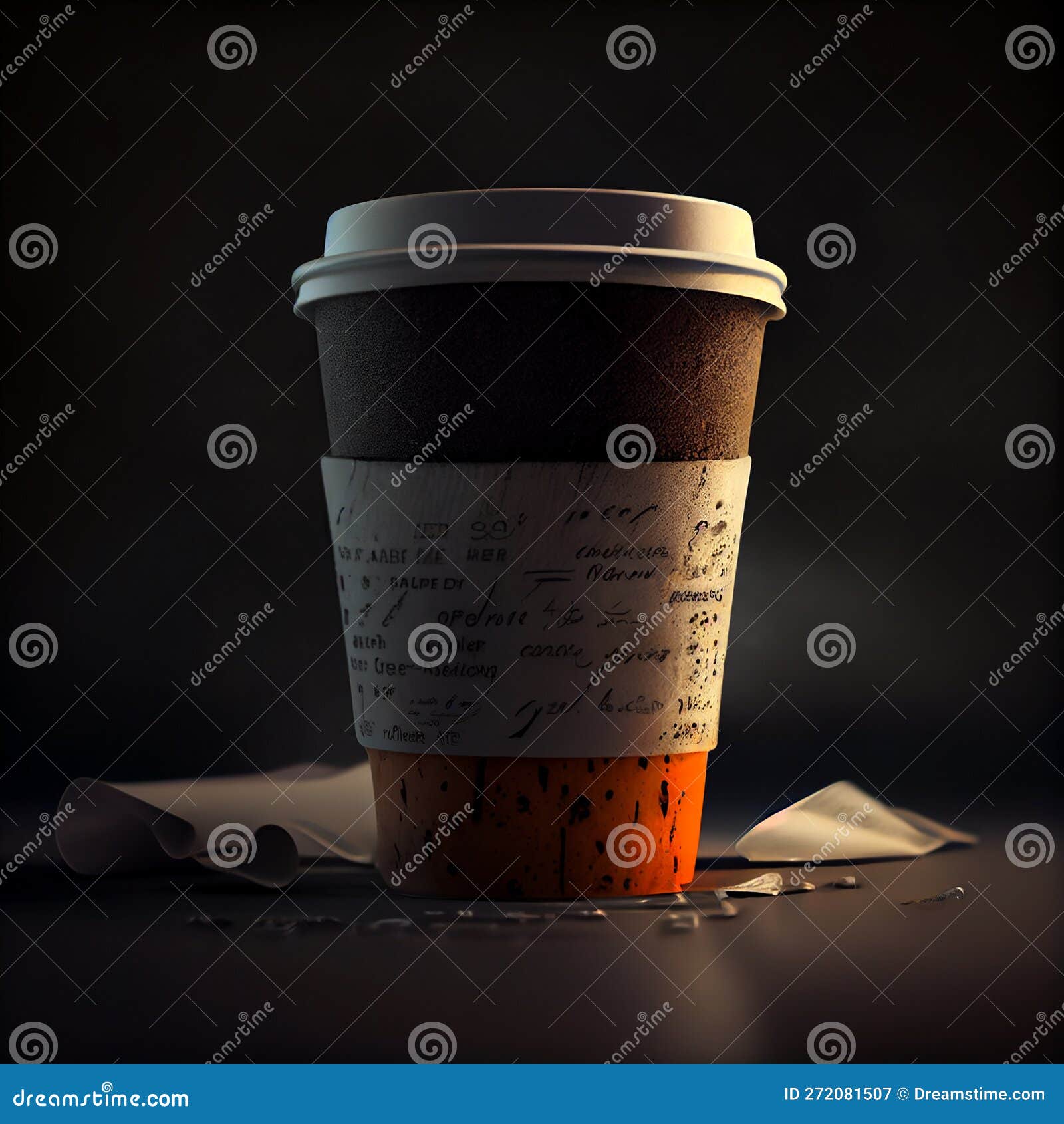 Tasse De Café Température Thermique Fermer Caféine Cappuccino Air Génératif  Illustration Stock - Illustration du haricot, conteneur: 272081507
