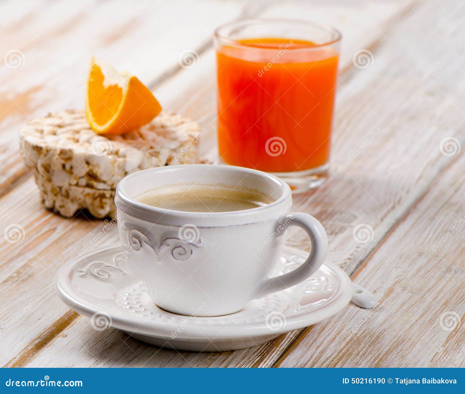 Tasse De Café Et Jus D'orange Photo stock Image 50216190