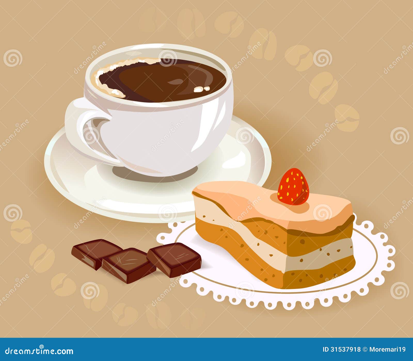 clipart coffee and cake - photo #18