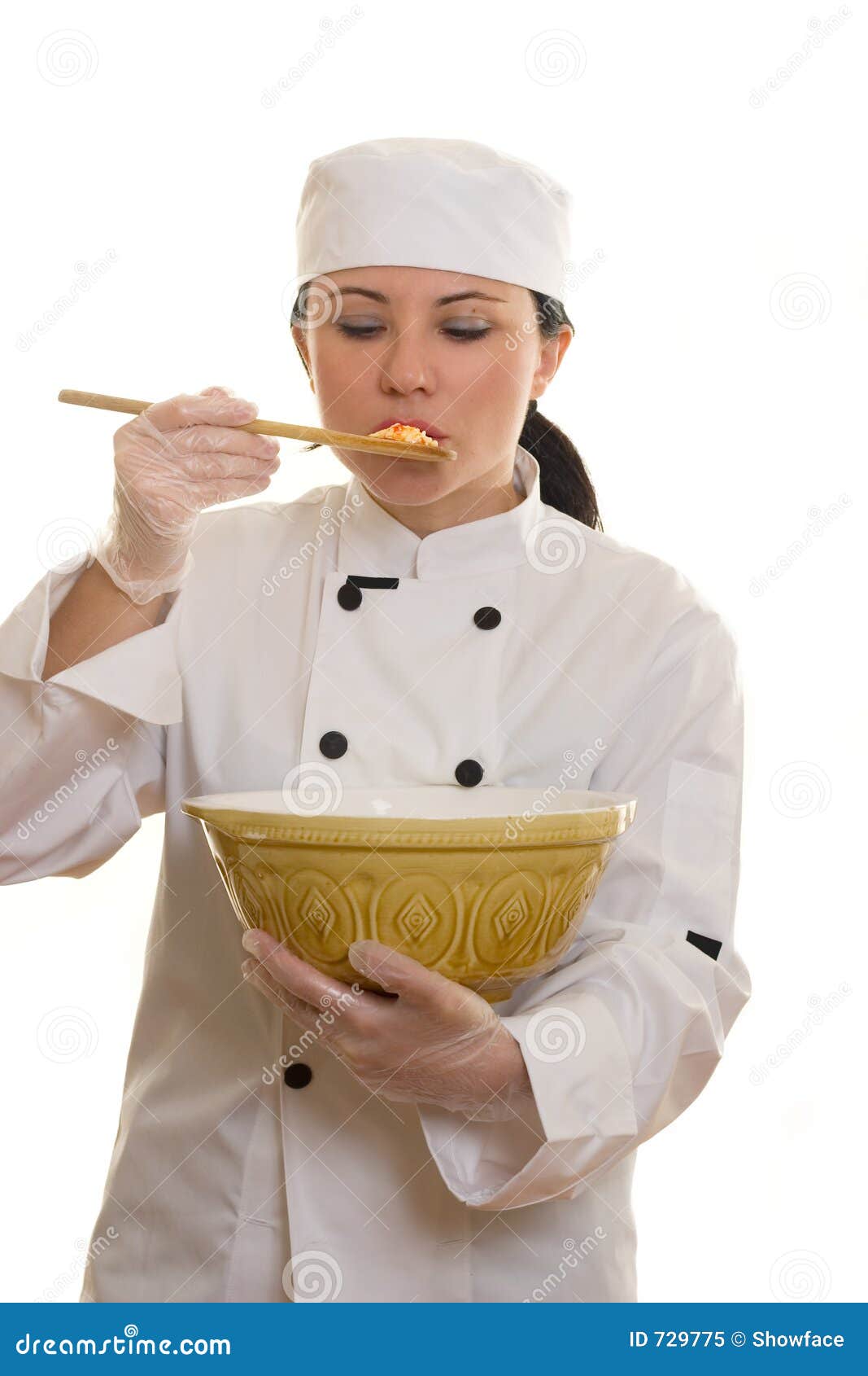 Taste Test stock image. Image of person, chef, fresh, flavour 729775