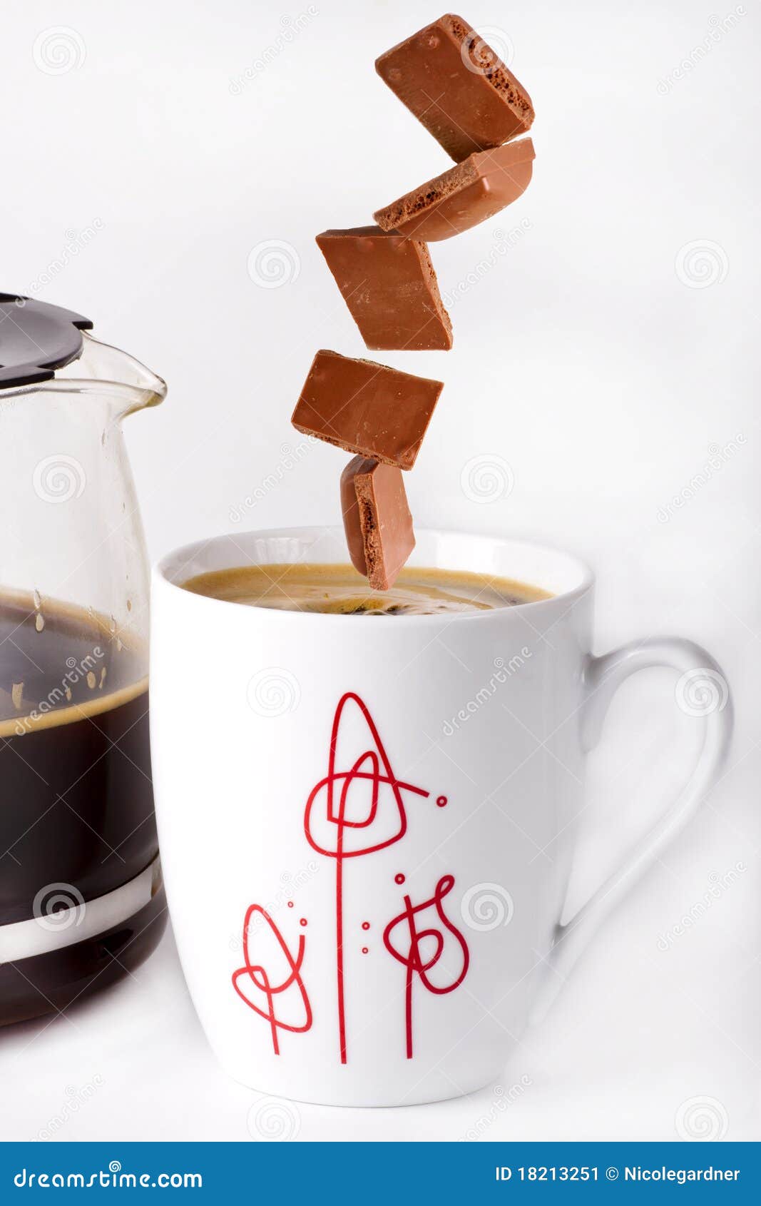 Tastes like chocolate stock image. Image of morning, isolated 18213251