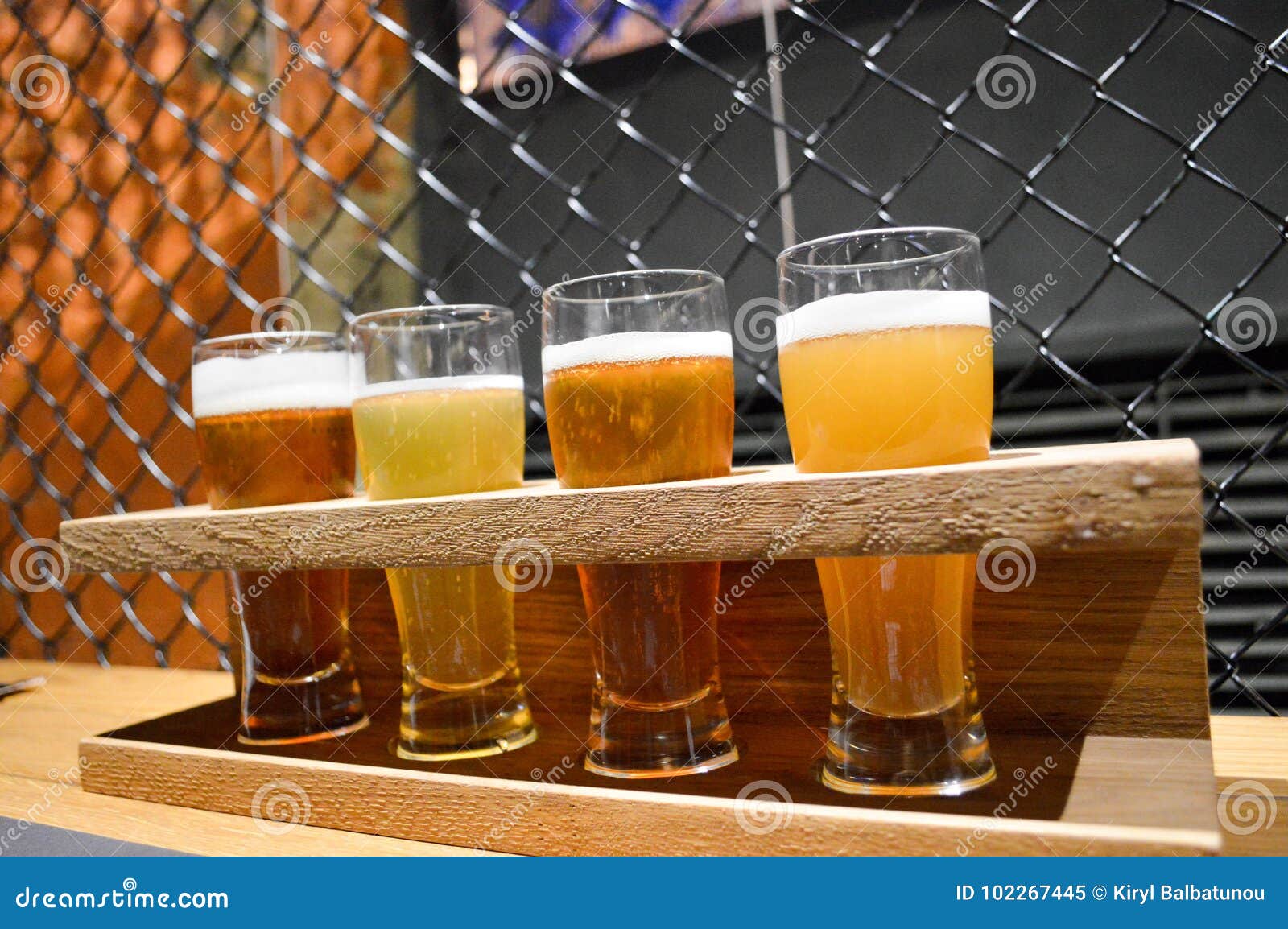 Tasting Of Four Types Of Beer Stock Image Image Of Horizontal Tasting Of Four Types Of Beer Stock Image Image Of Horizontal