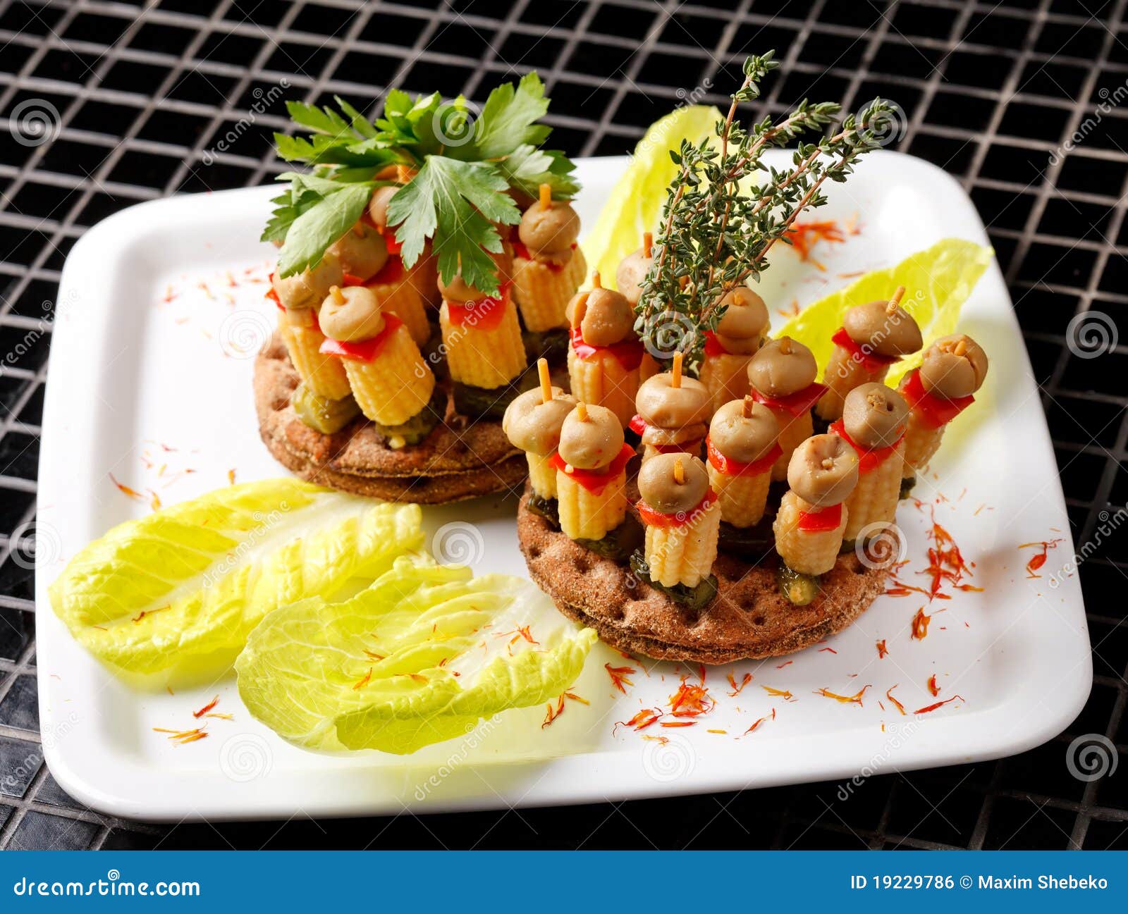 Tasty appetizer stock photo. Image of tasty, style, food 19229786