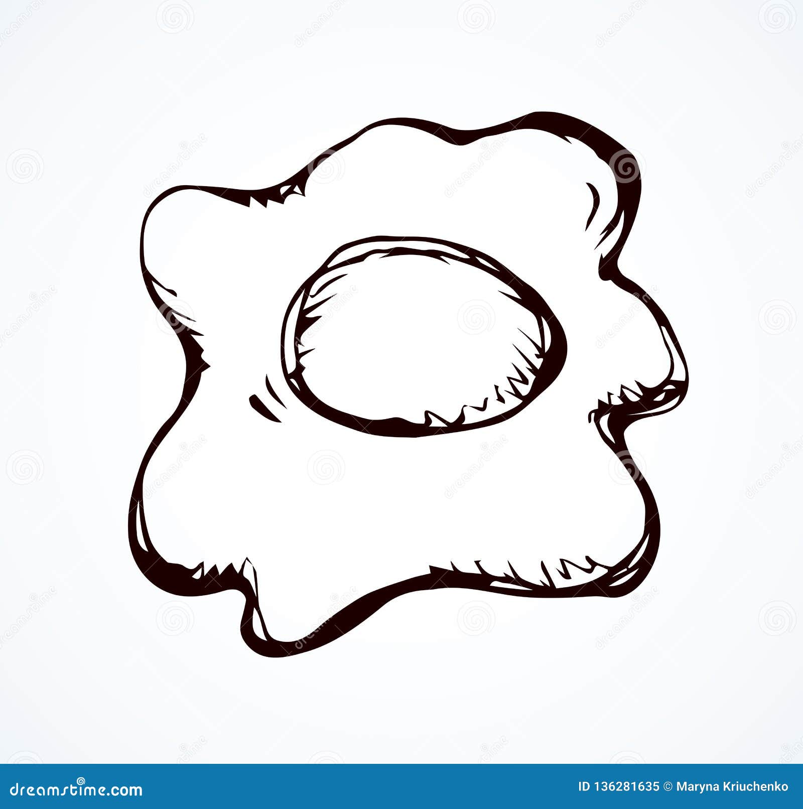 Scrambled Eggs Vector Drawing Stock Vector Illustration Of Morning Food Scrambled Eggs Vector Drawing Stock Vector Illustration Of Morning Food