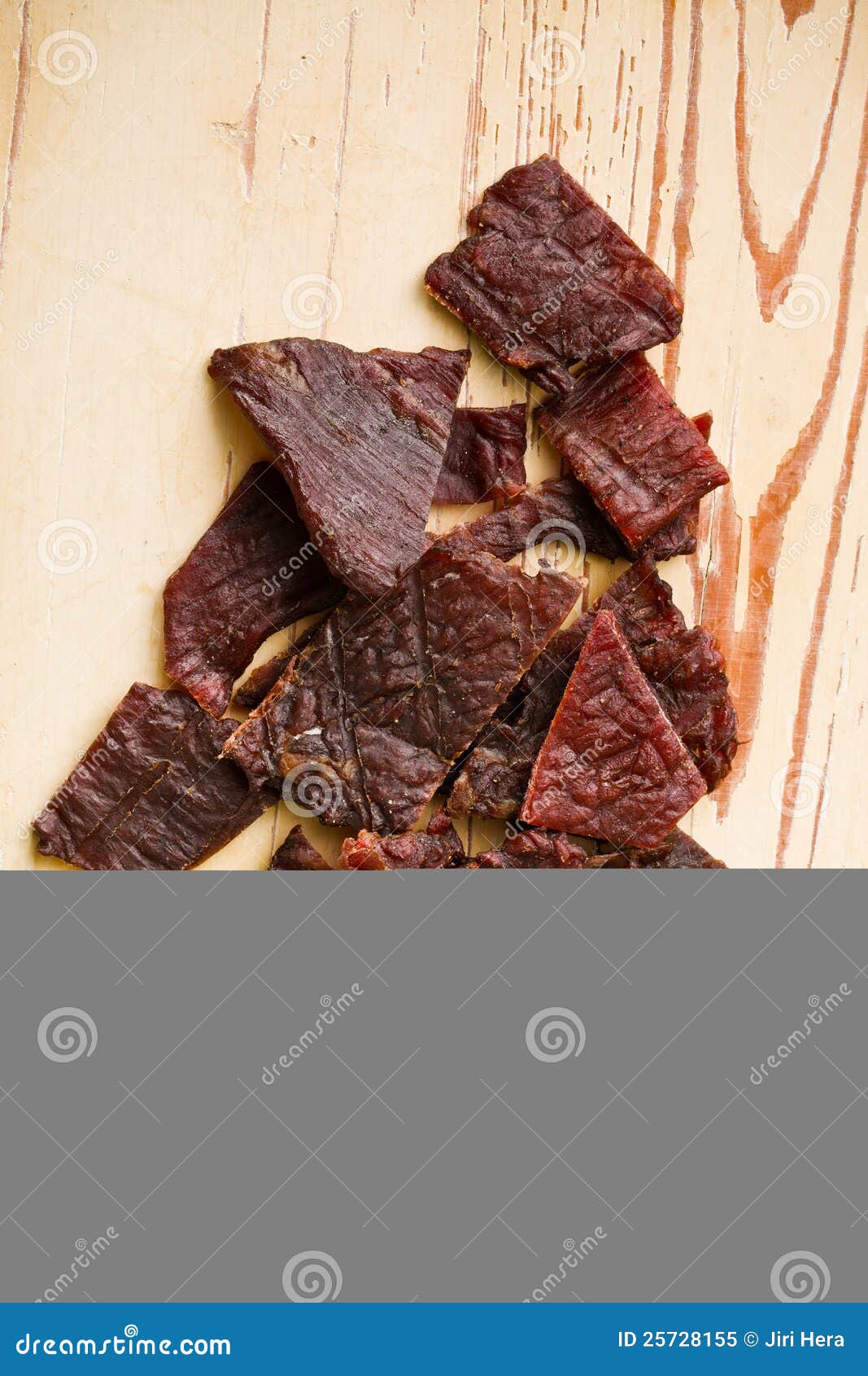 Tasty beef jerky stock image. Image of surface, cured 25728155