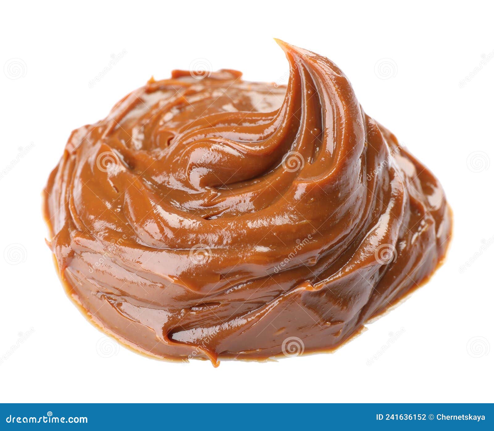 Tasty Boiled Condensed Milk Isolated on White Stock Photo Image of