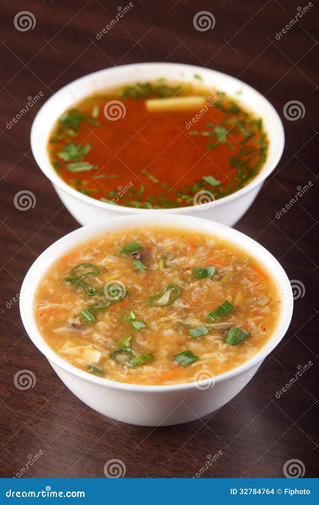 Tasty Chinese Soup with Vegetables Stock Photo - Image of detail